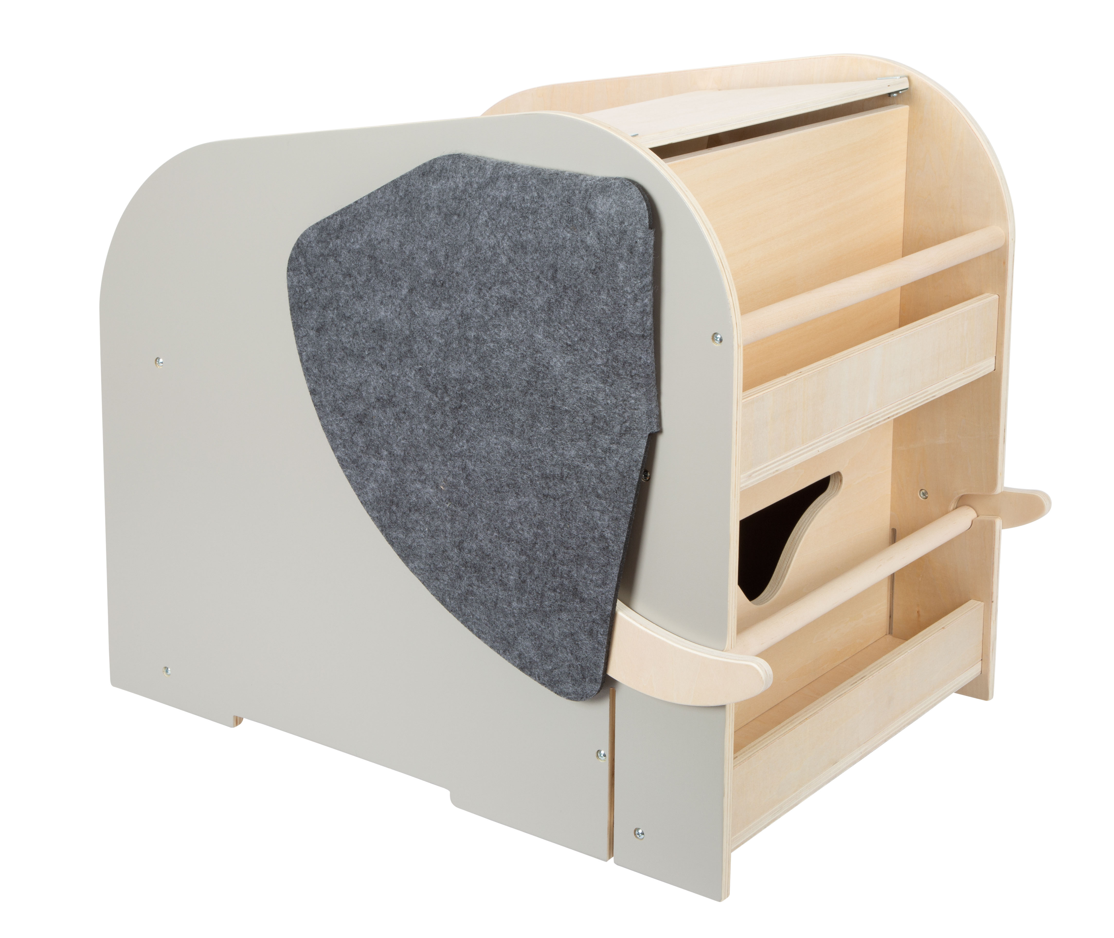Spielzeugbox mit Sitz und Rollen Elefant „Wildlife“ für Kinder