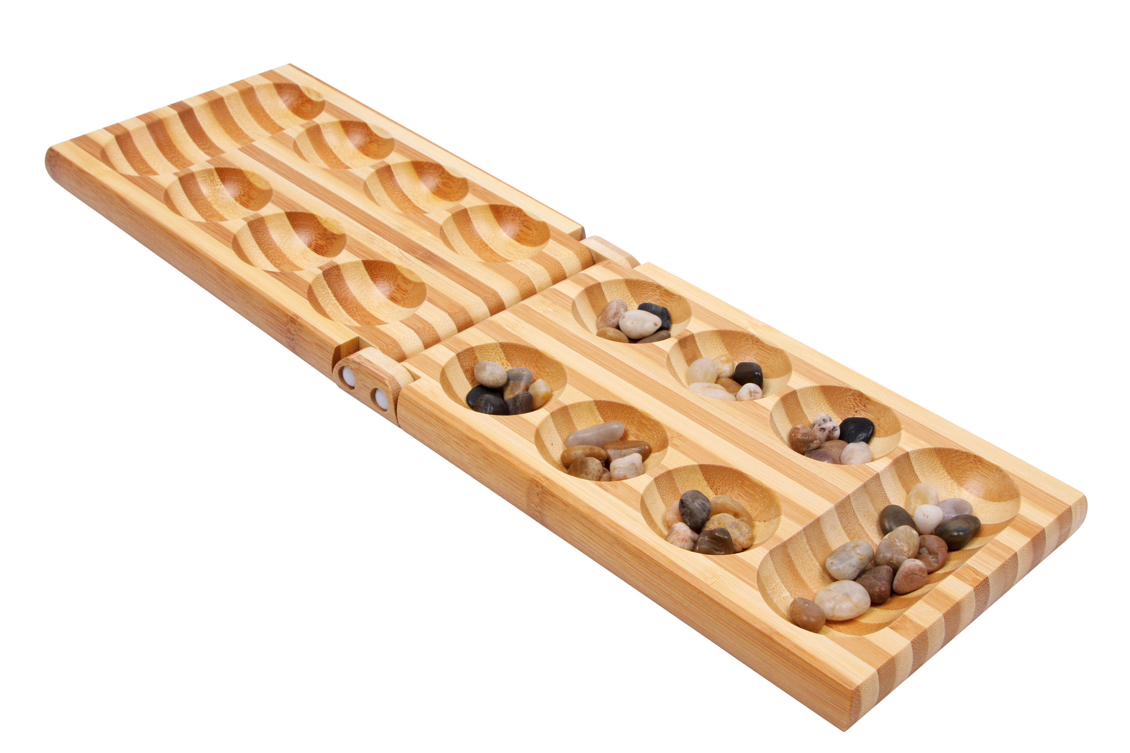 Philos 3151 Kalaha: Gioco Di Strategia Tradizionale In Legno Di Hevea, Dimensioni 296x95x18 Mm - 2