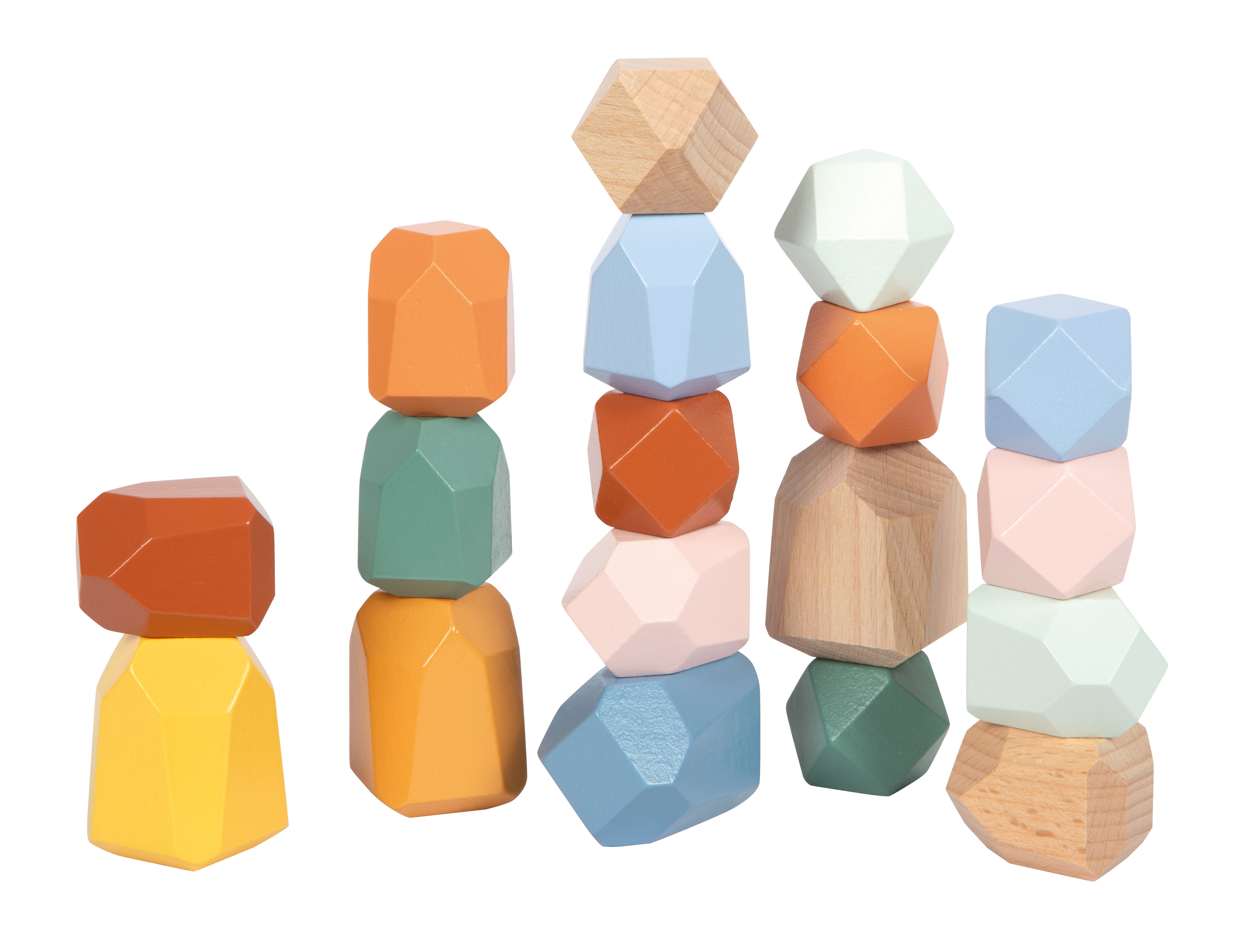 Holzbausteine, Bausteine, Klemmwürfel, Stapelwürfel, Kinderspielzeug