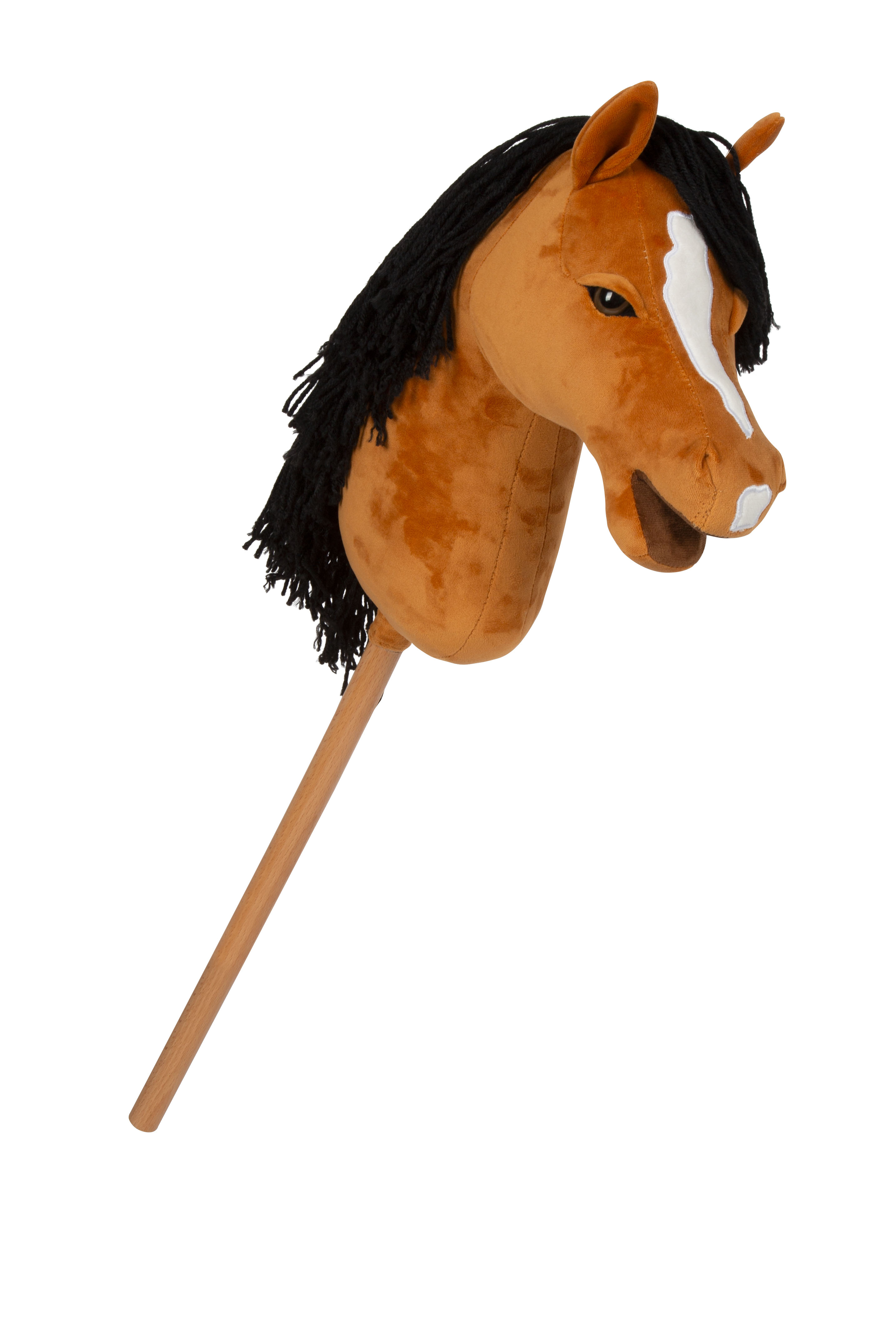 Hobby Horse schwarze Mähne Detail