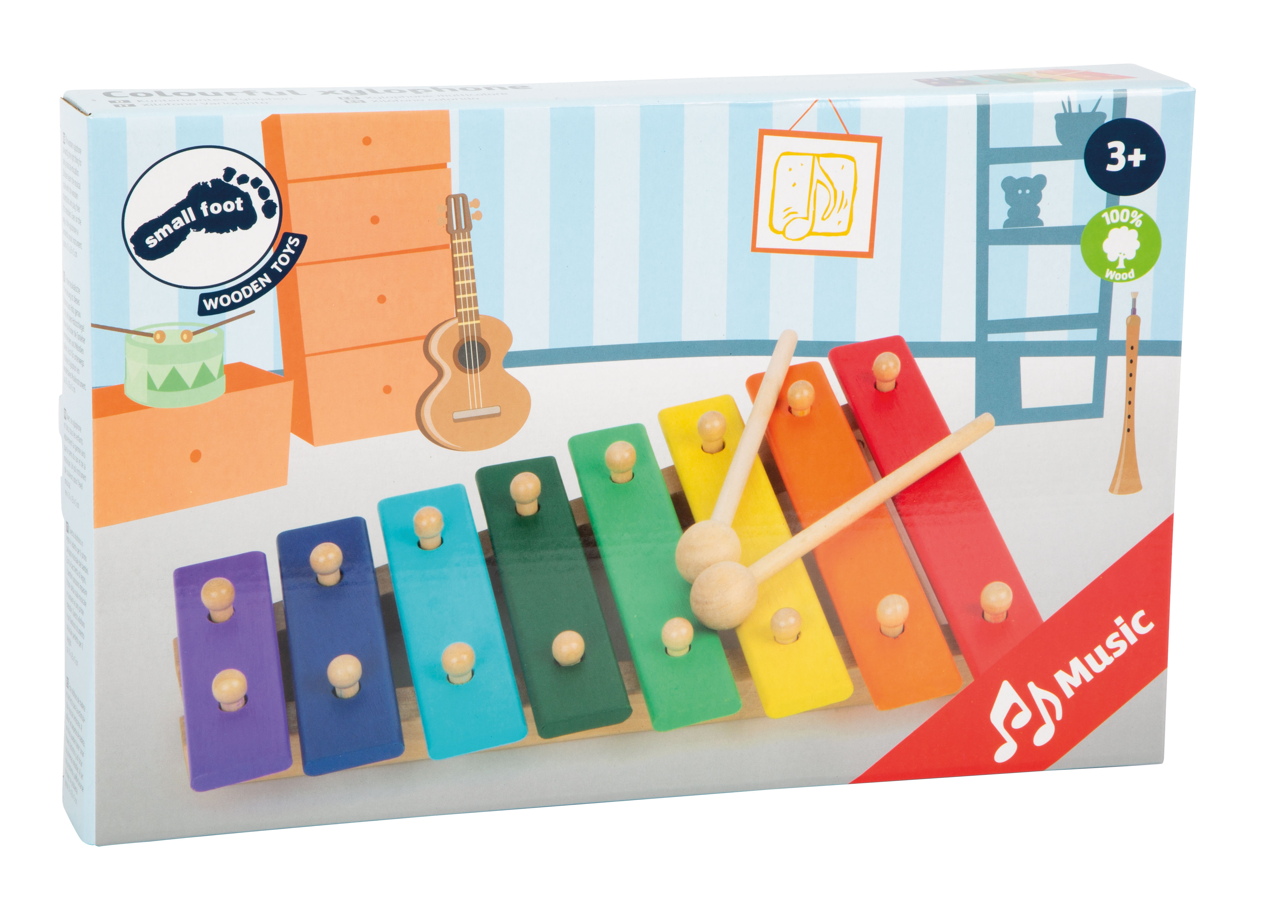 Xylophon Kunterbunt für Kinder