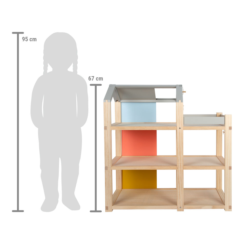 Puppenhaus zum Spielen für Kinder