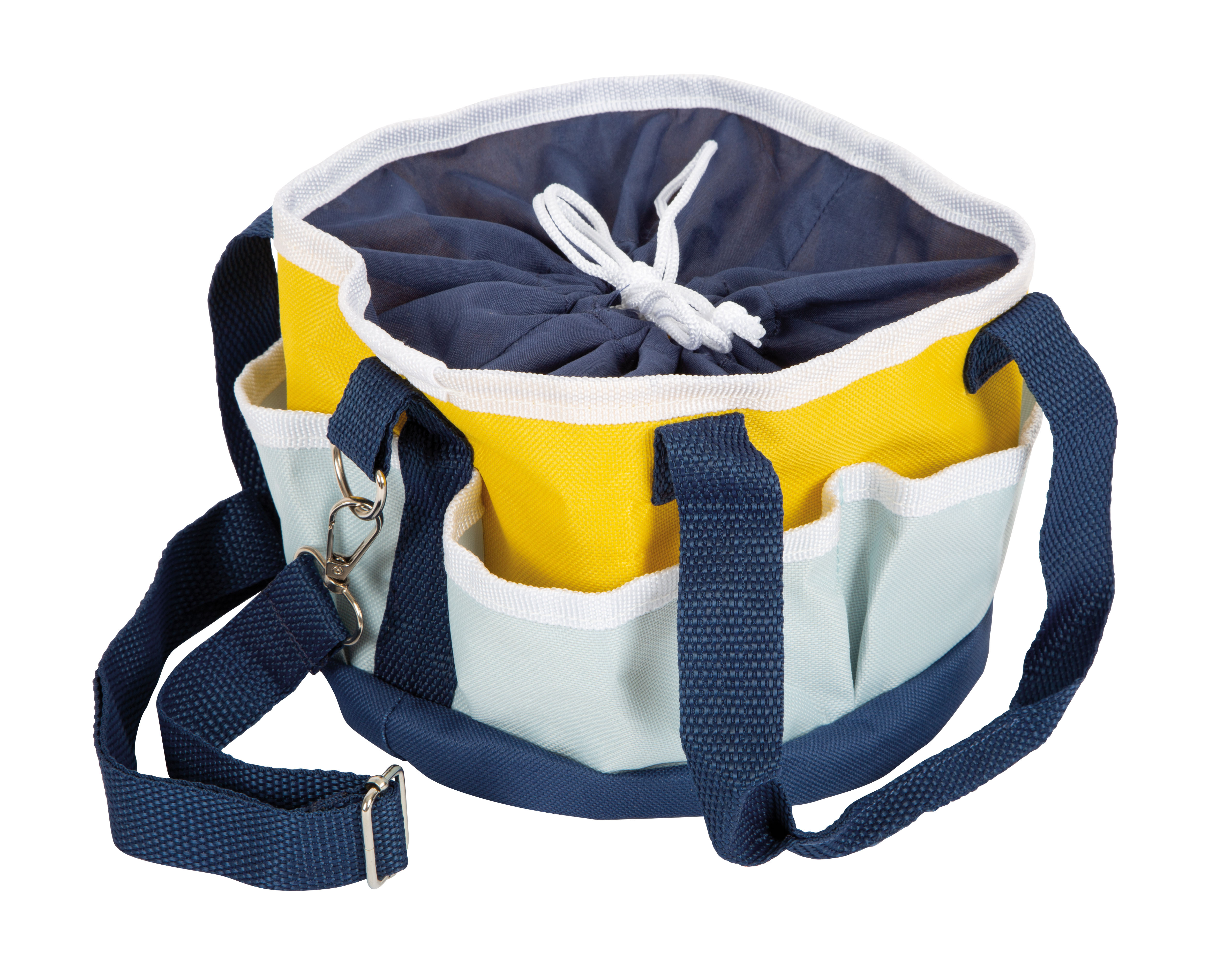 Weiß-gelbe Turnierschleife für Kinder