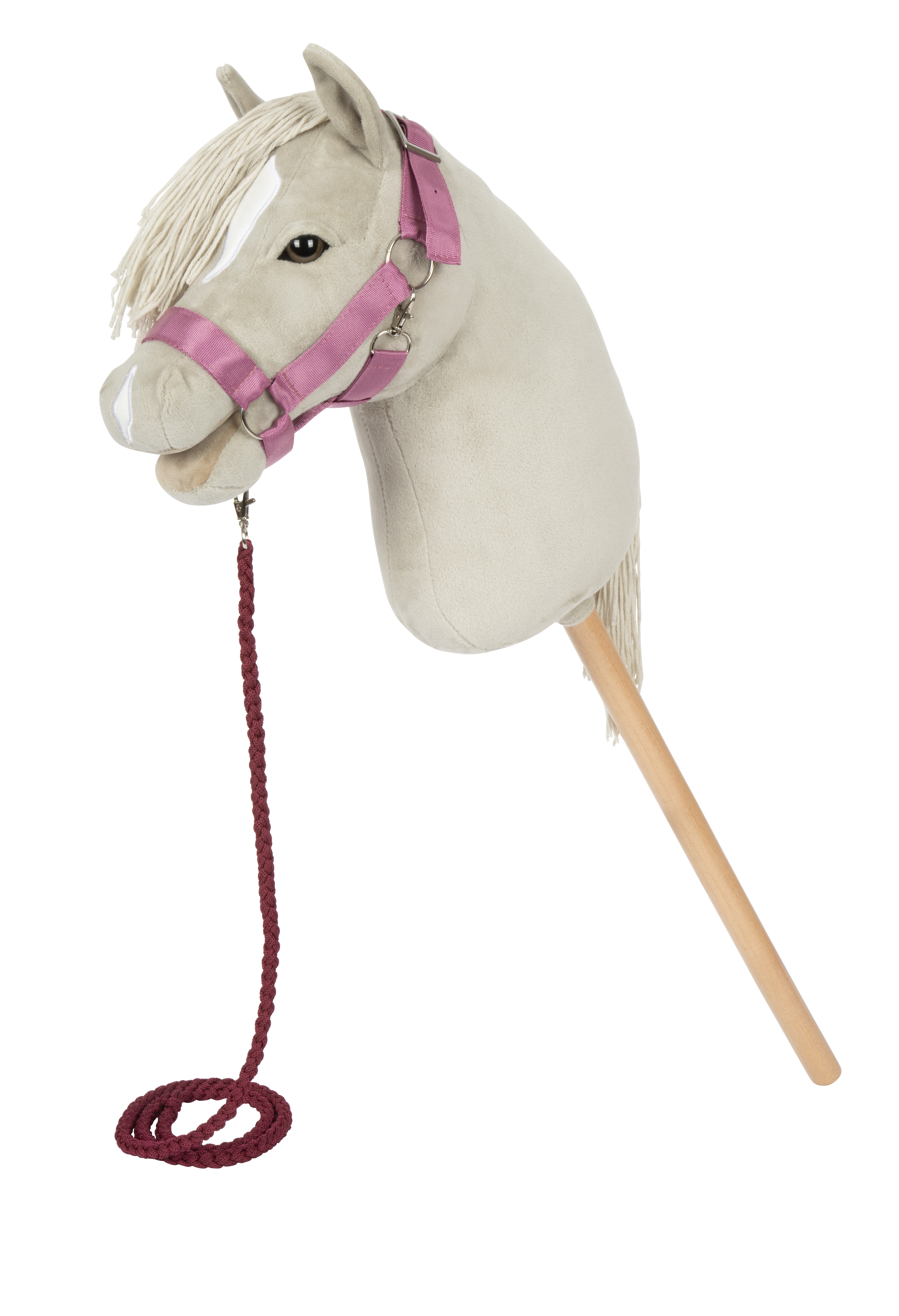 Hobby Horse grau Luna mit rot Führstrick