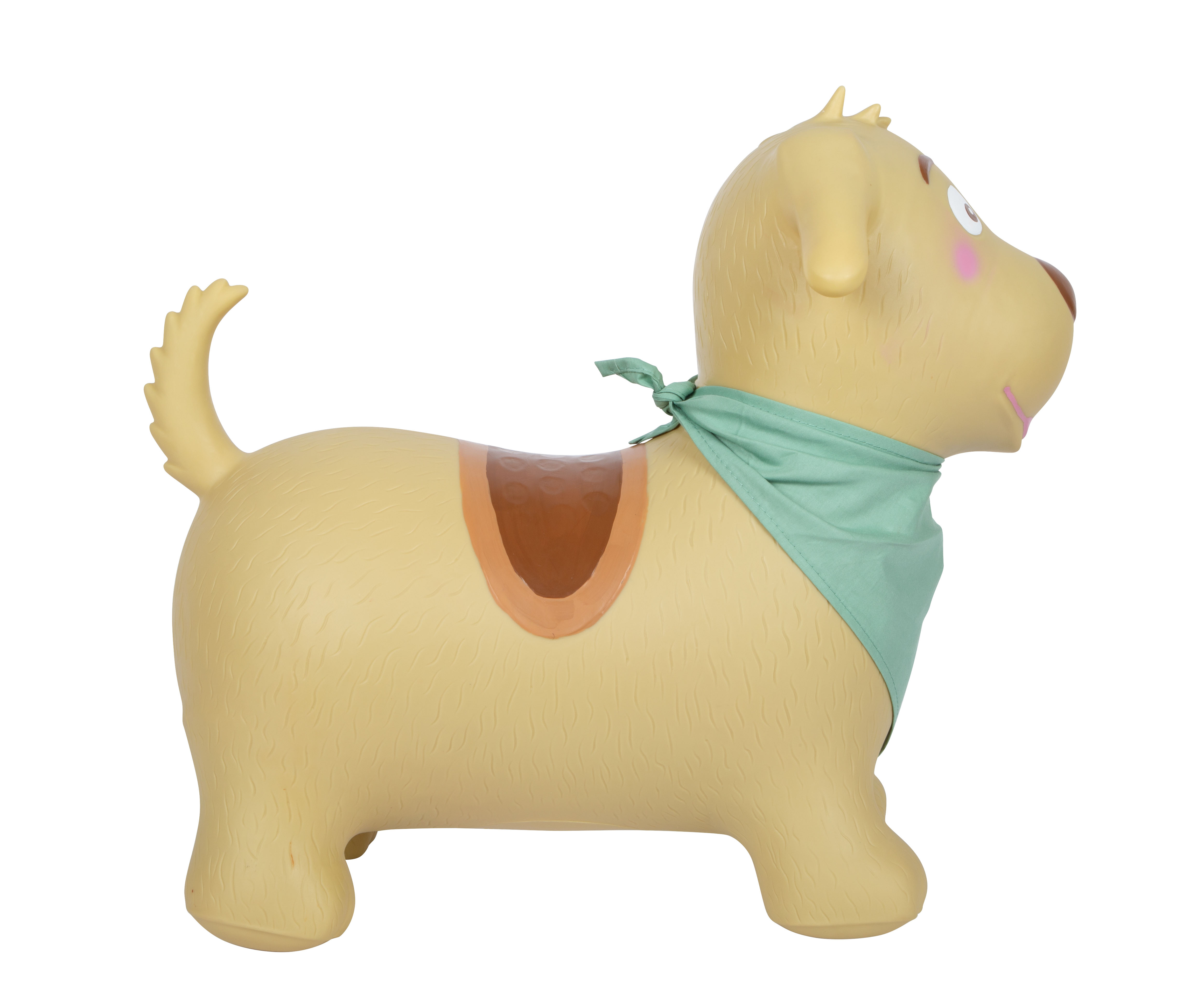 Hellbrauner Hund zum Hüpfen für Kinder