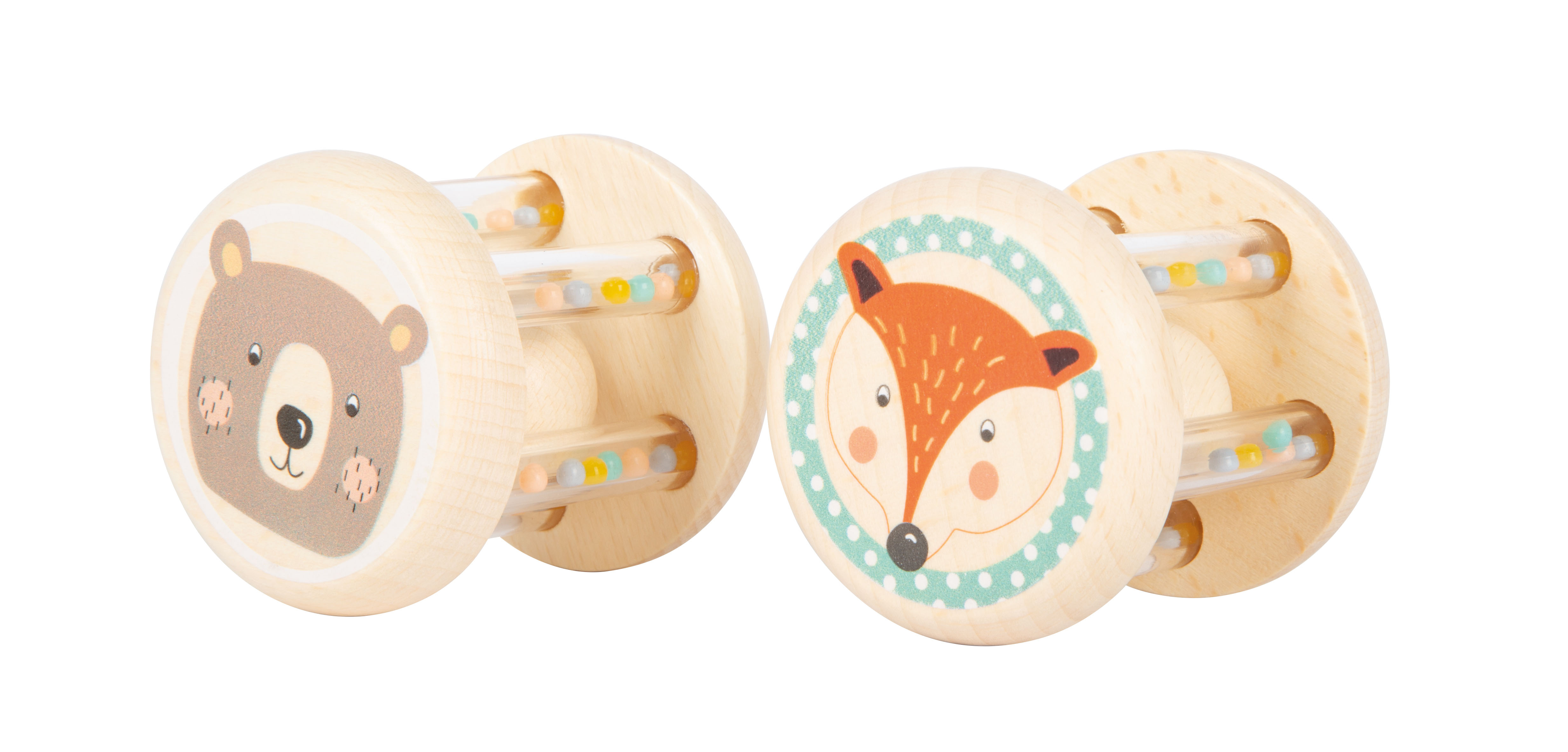 Babyrasseln Tiere Pastell für Kinder