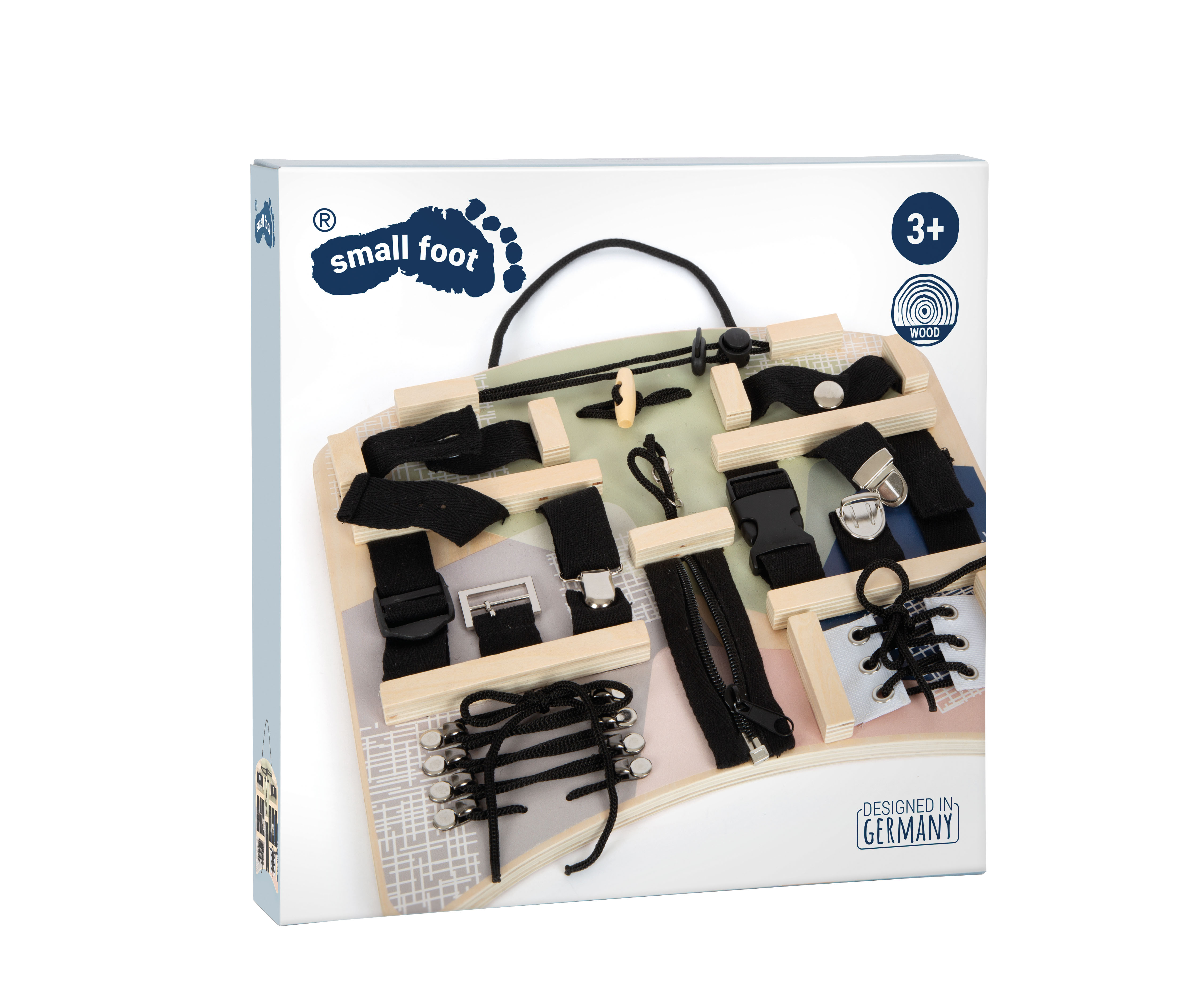 Motorikbrett Verschlüsse und Befestigung für Kinder