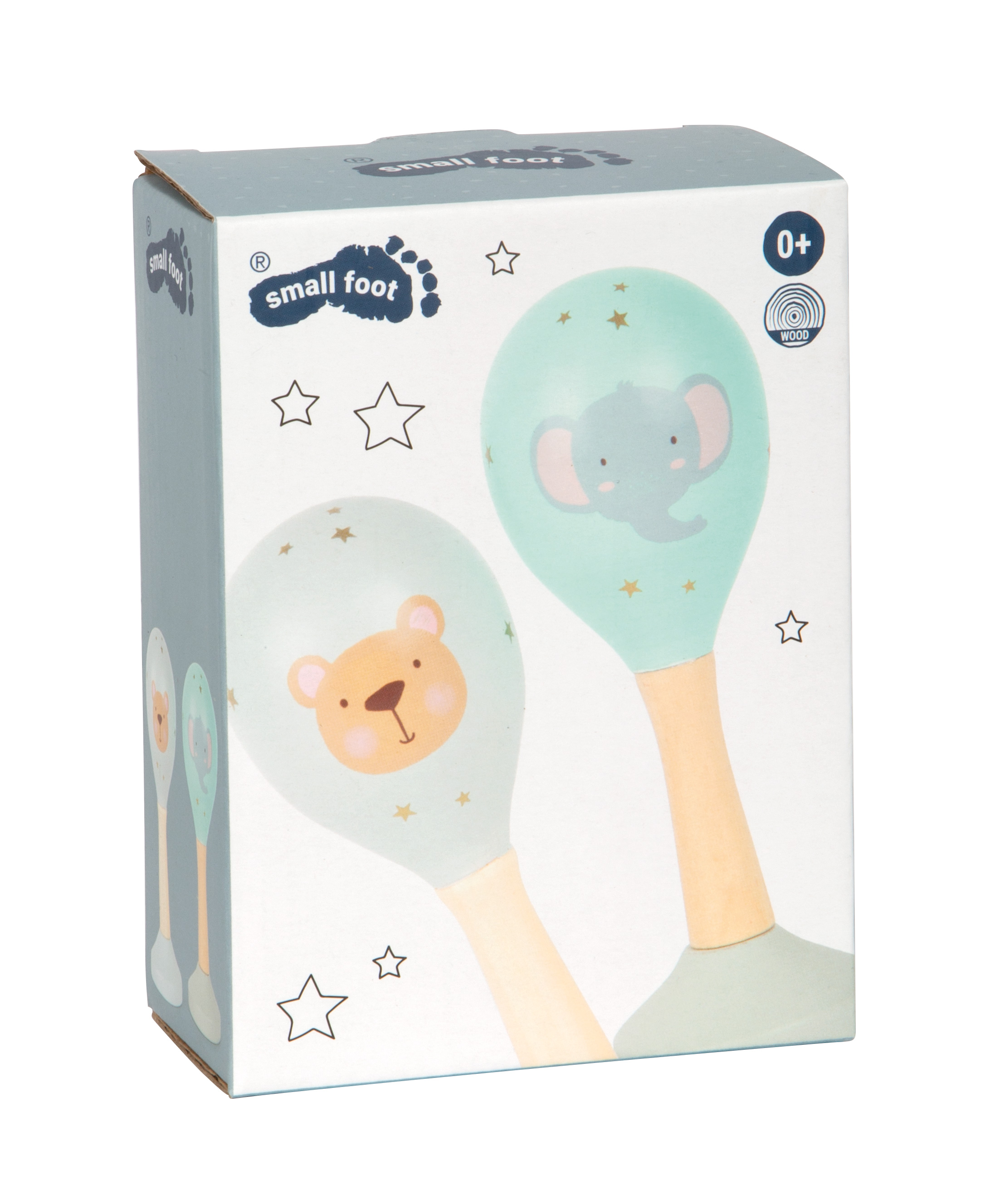 Musikrasseln pastell Verpackung