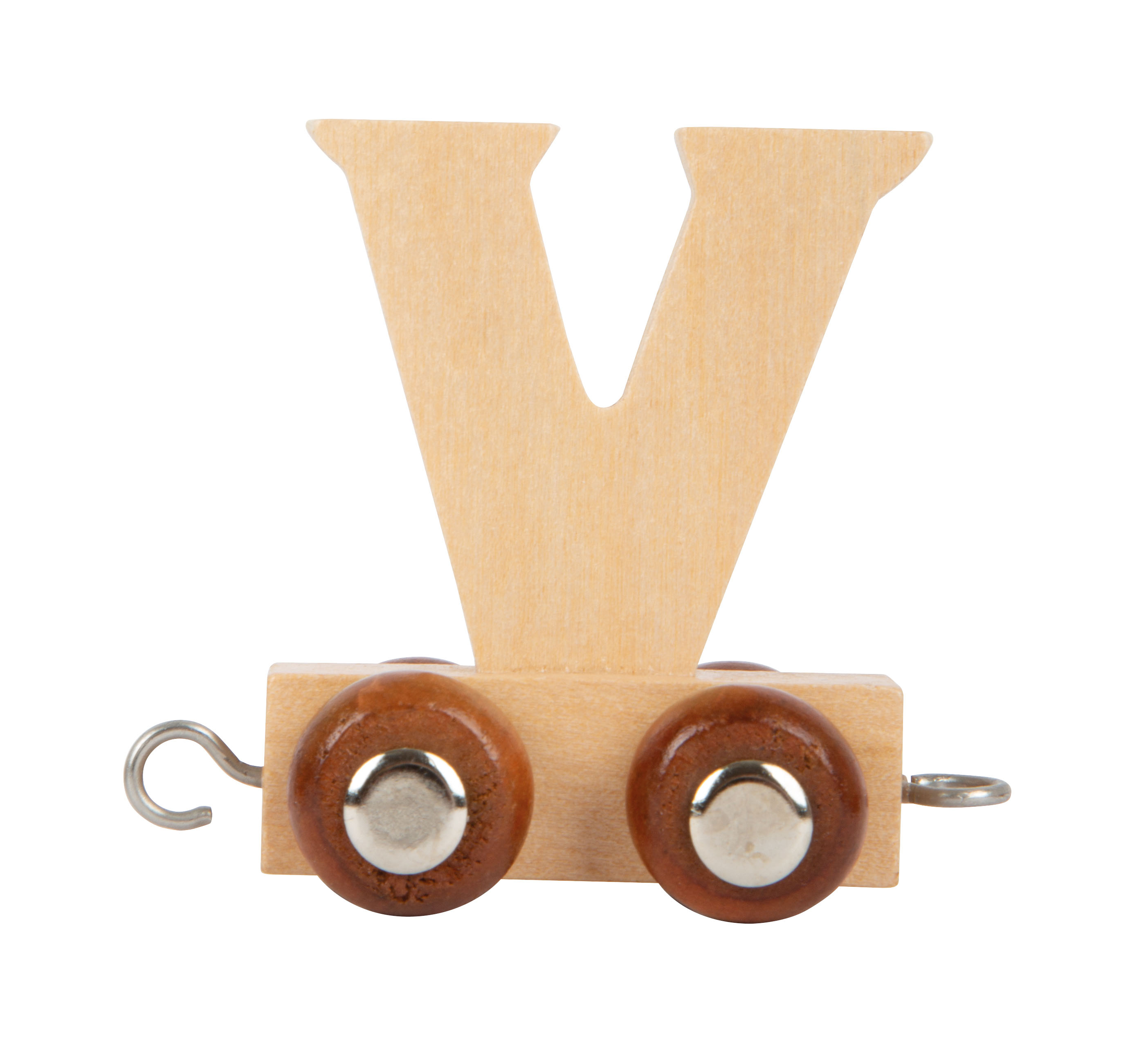 Buchstabenzug Holz V für Kinder