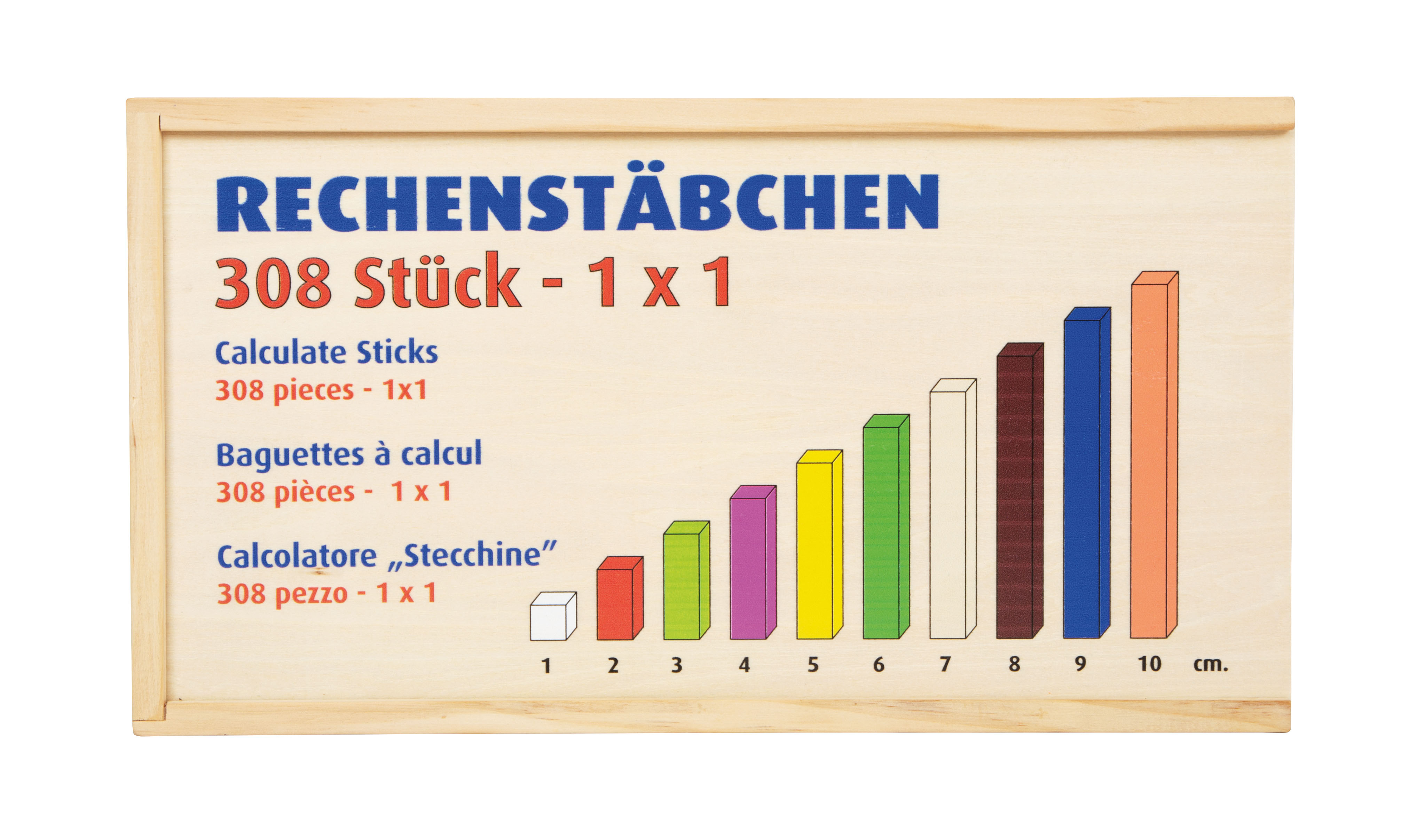 Lernbox Rechenstäbchen für Kinder