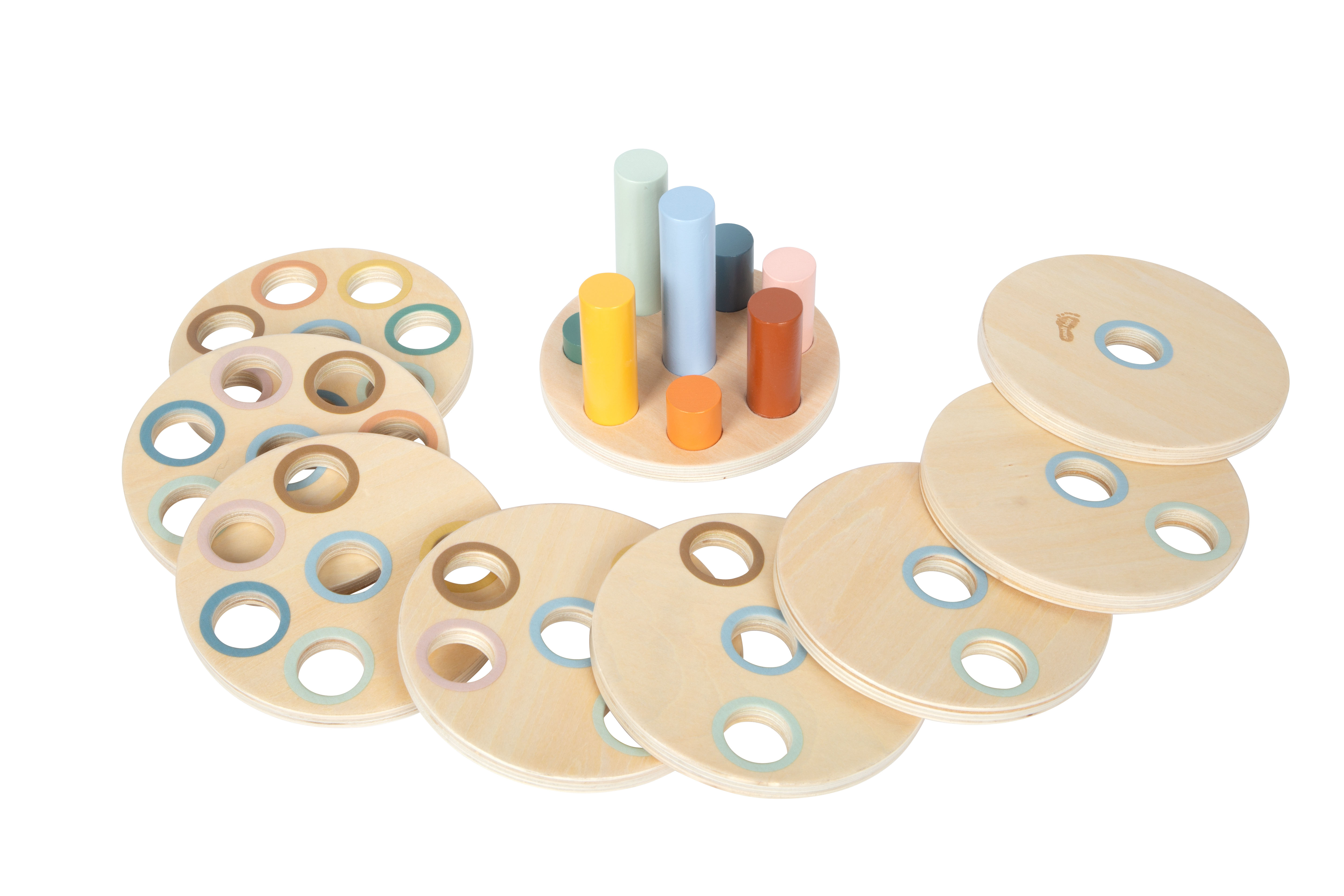 Montessori Lernspiel Logisteck mit 9teilig