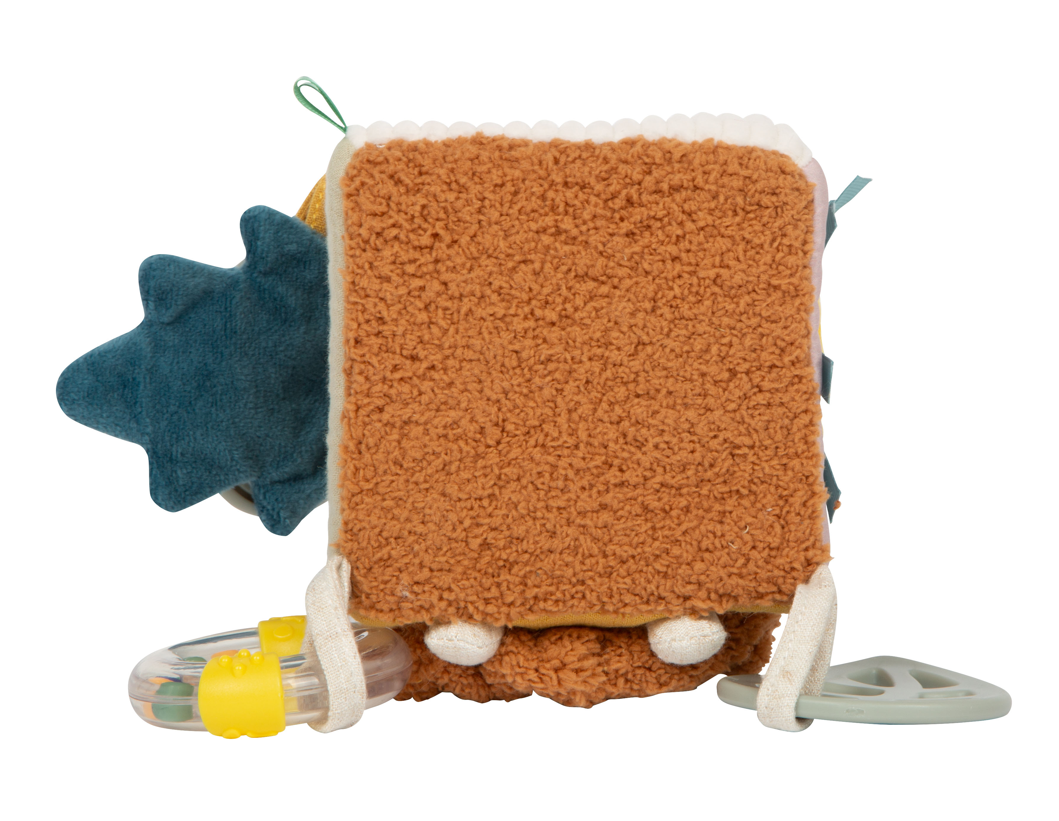 Babyspielzeug Spielwürfel aus Stoff Little Lion mit Boden weich kuschelig