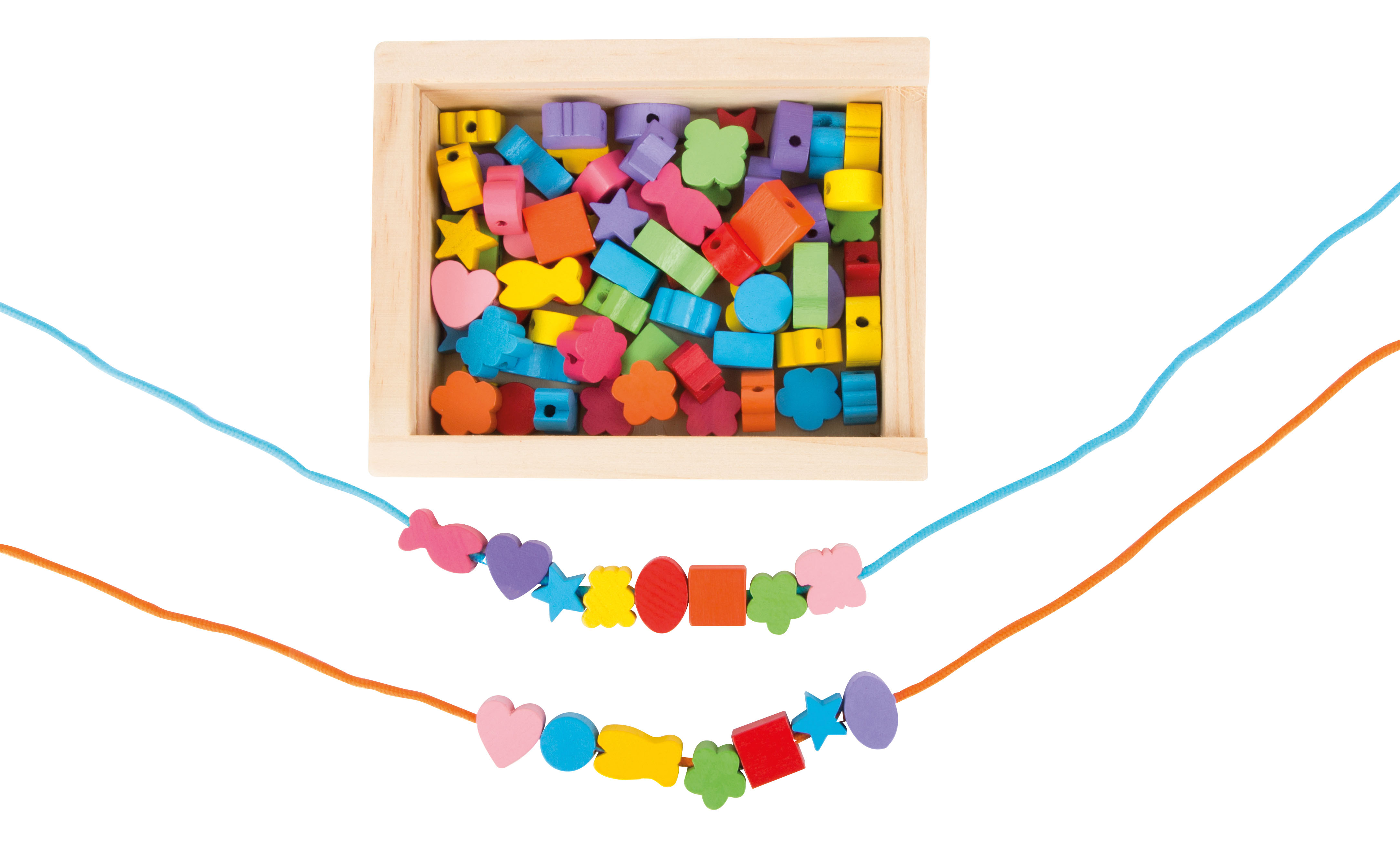 Fädelperlen kreativ für Kinder