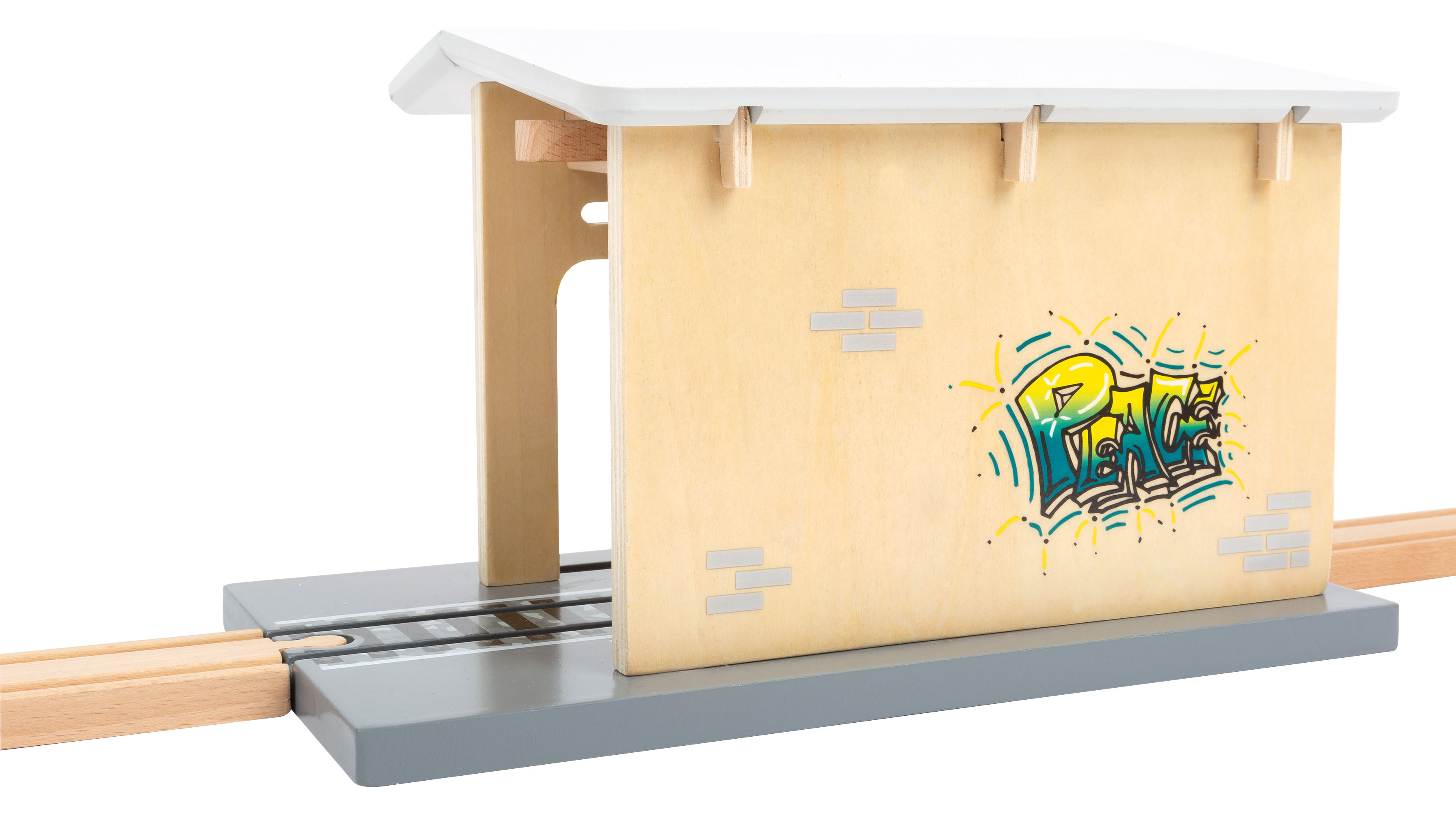 Güterbahnhof mit Zubehör für Kinder