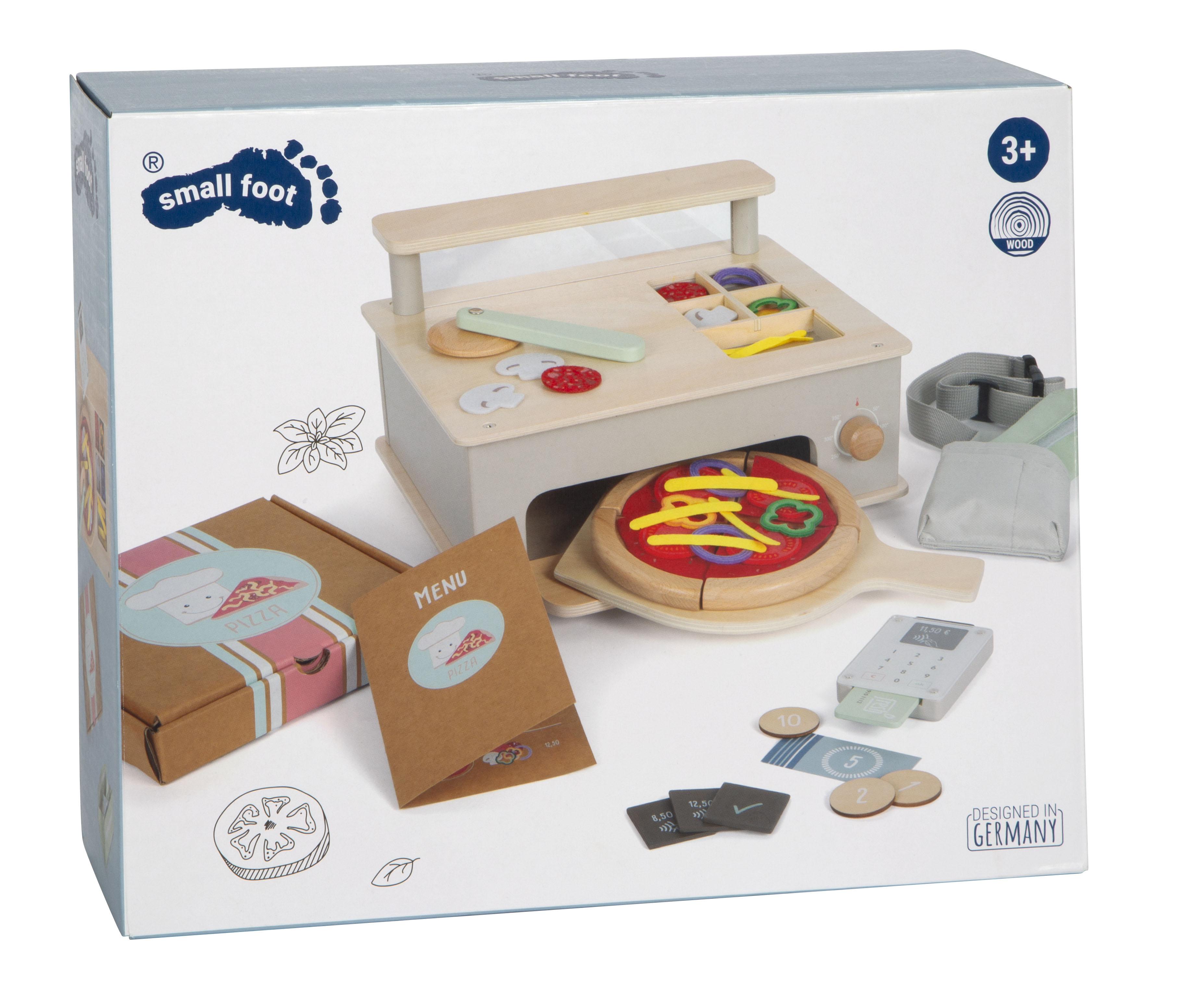 Verpackung vom Pizzeria-Spielset