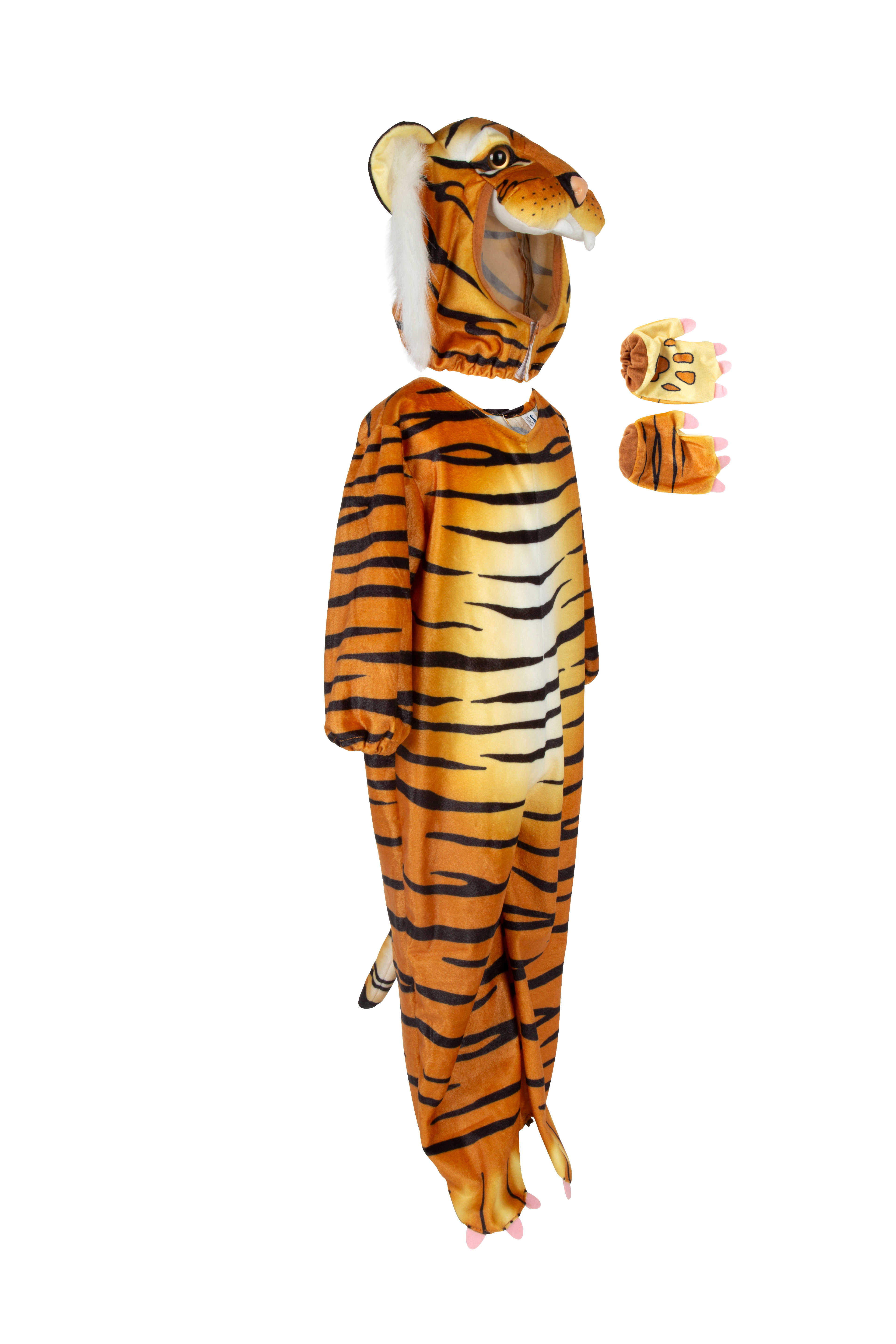 Kostüm Tiger gestreift Anzug Ansicht