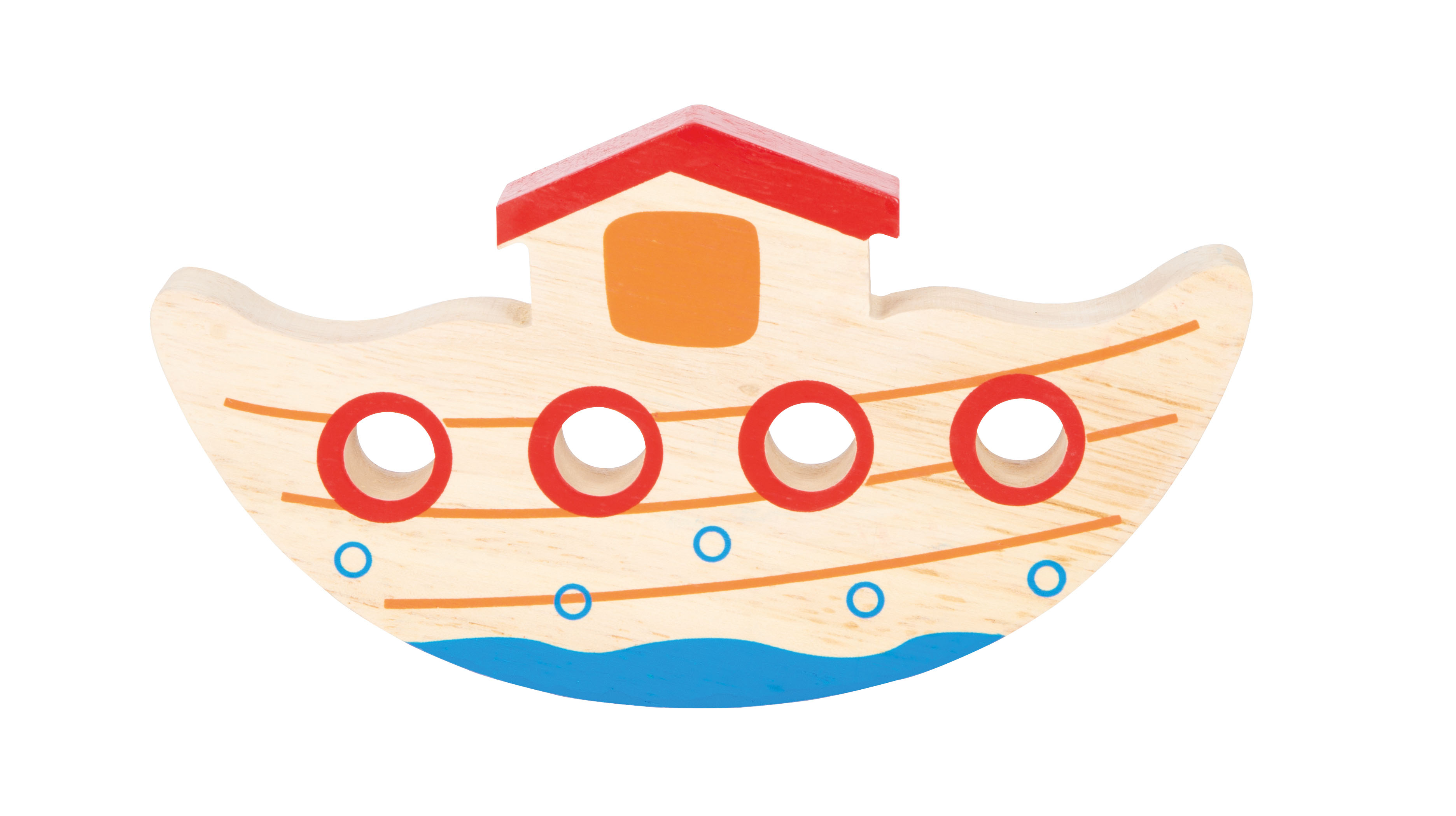 Balancierwippe Boot aus Holz