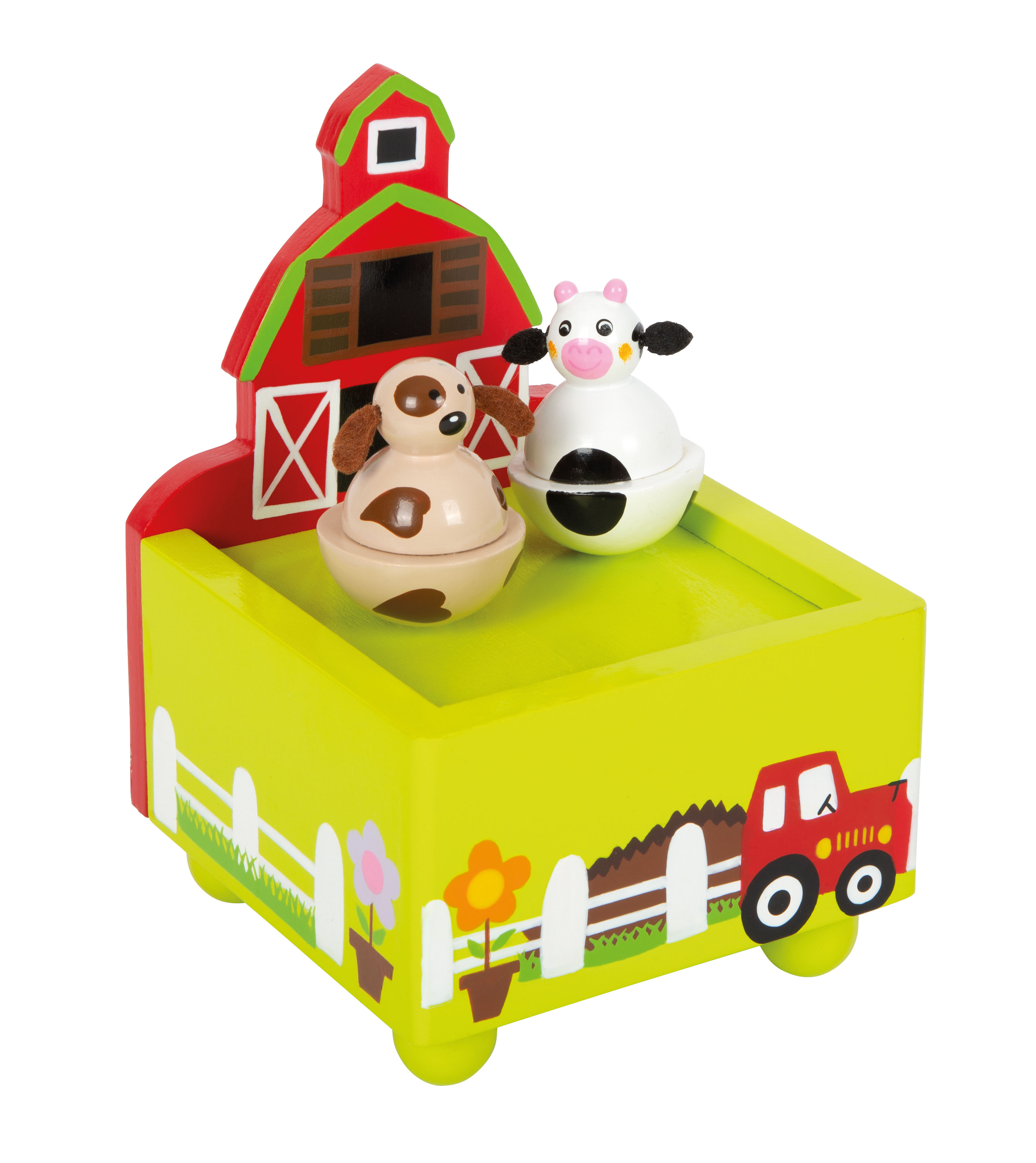 Bunte Bauernhof Spieluhr für Kinder