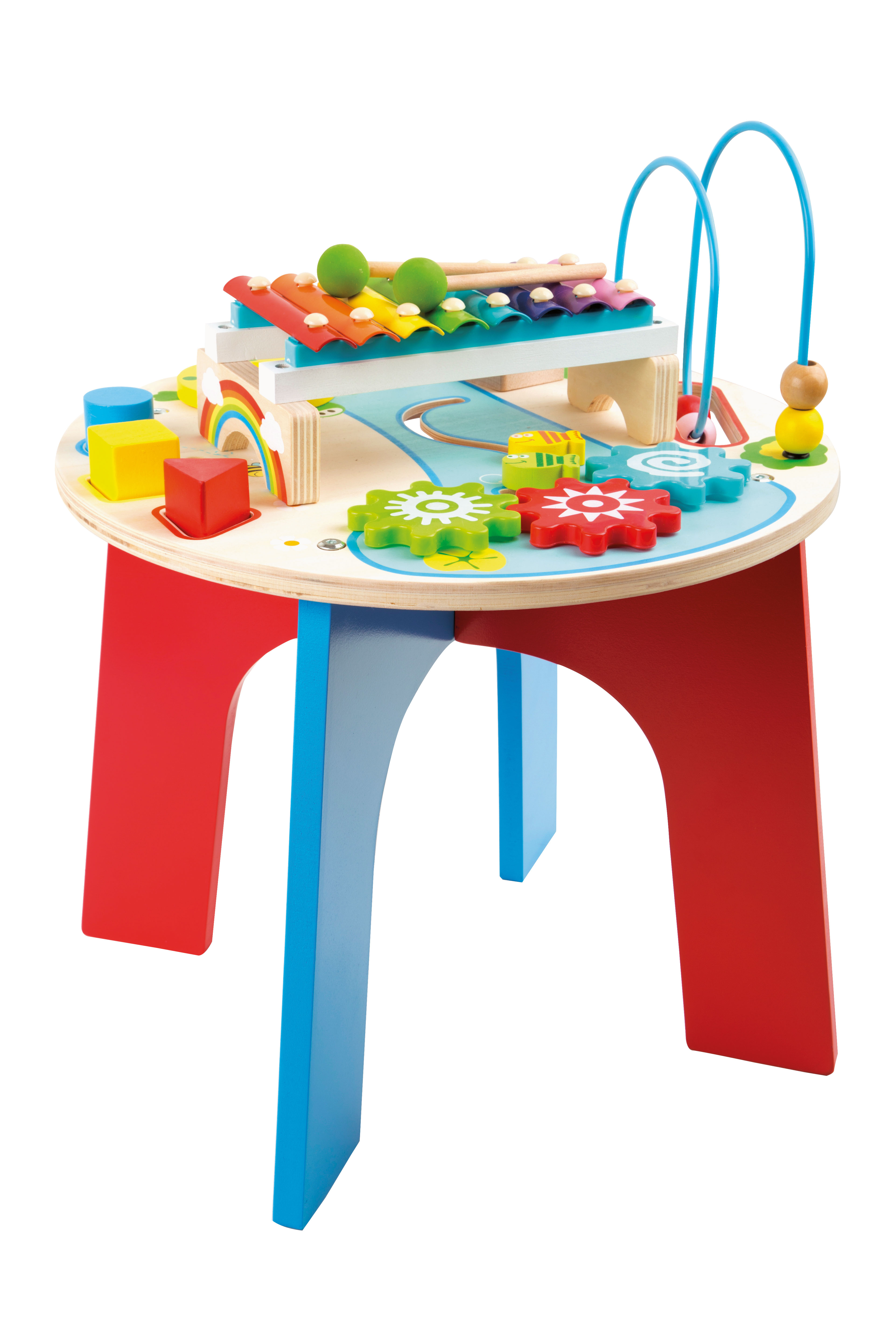 Spieltisch zum Trainieren motorischer und musikalischer Fähigkeiten