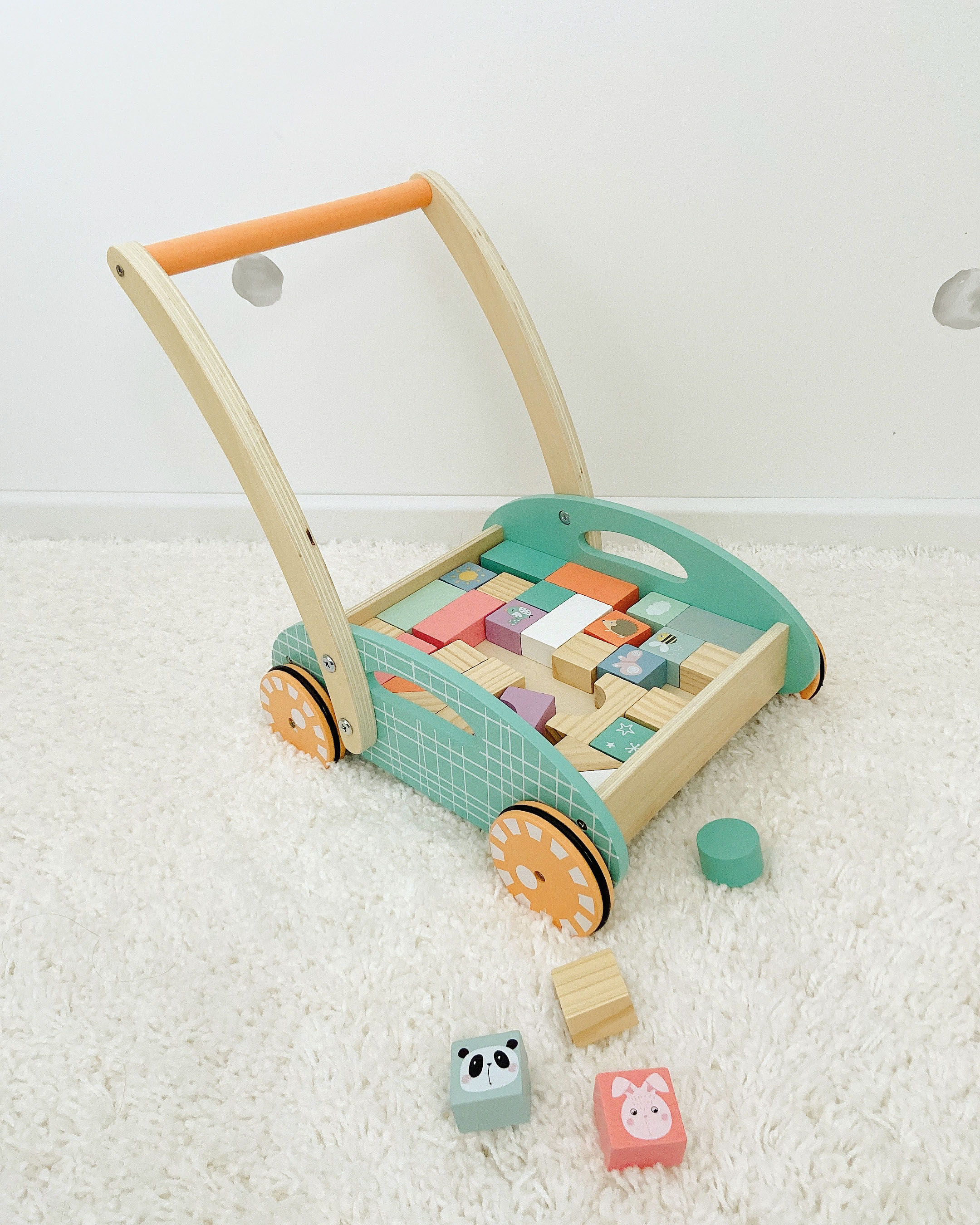Lauflernwagen Pastell für Kinder