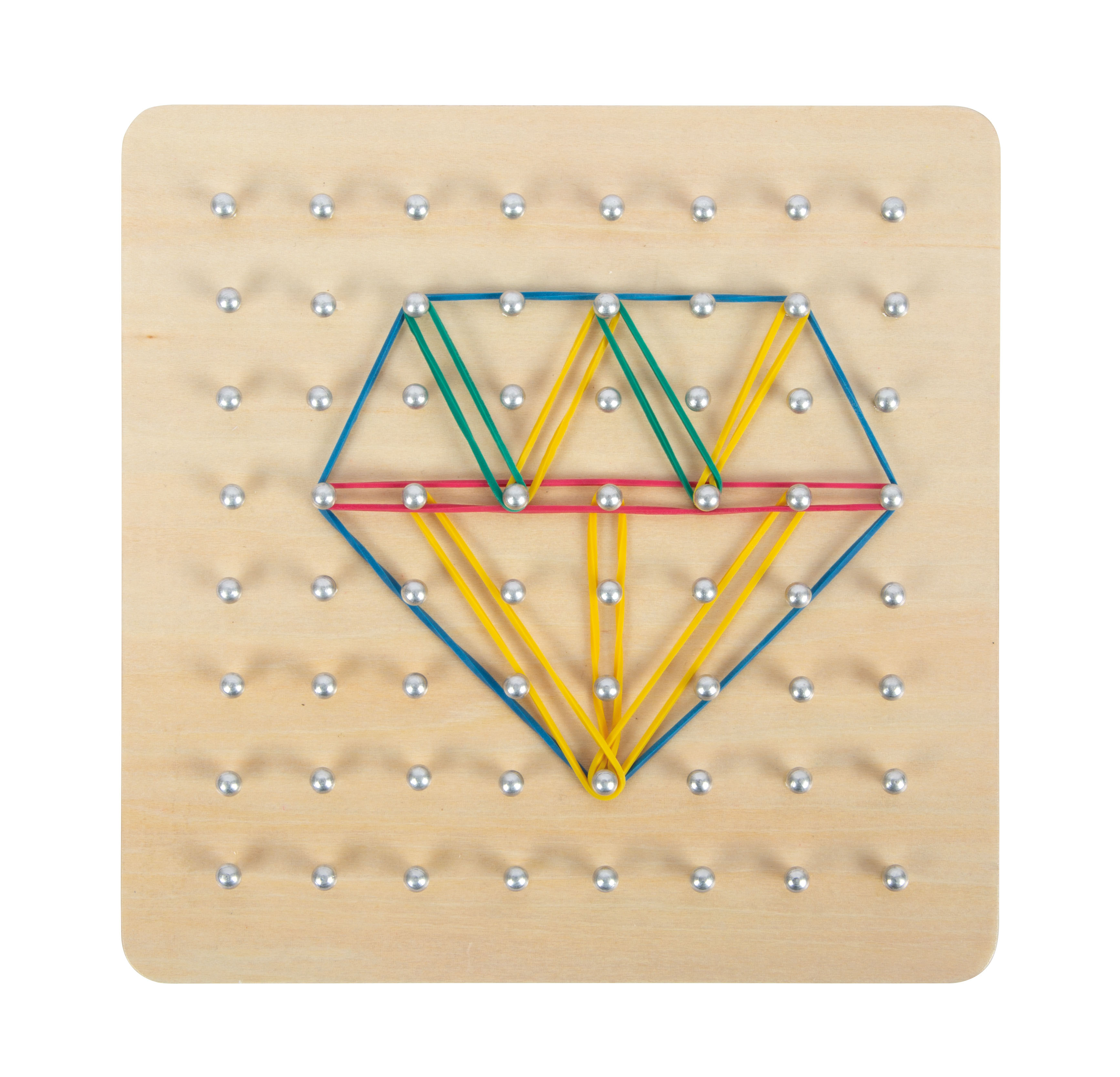 Geoboard aus Holz für Kinder