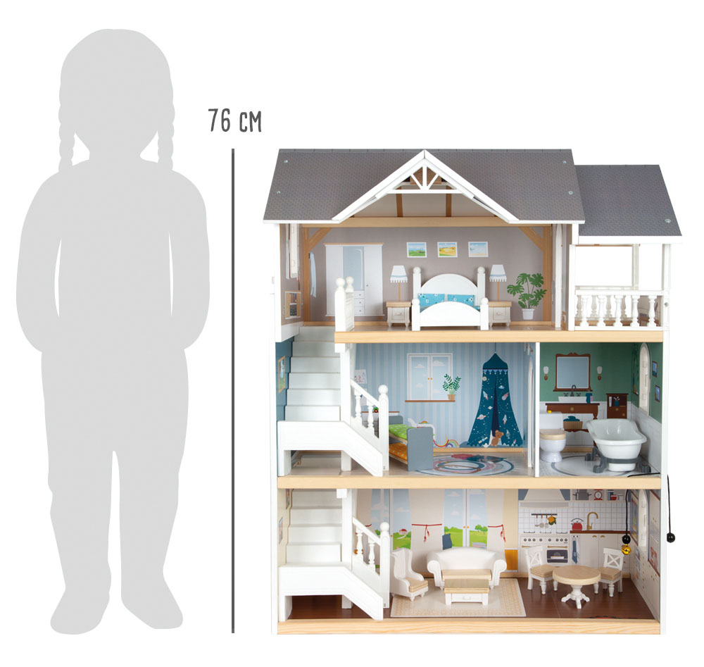 Puppenhaus Stadtvilla für Kinder