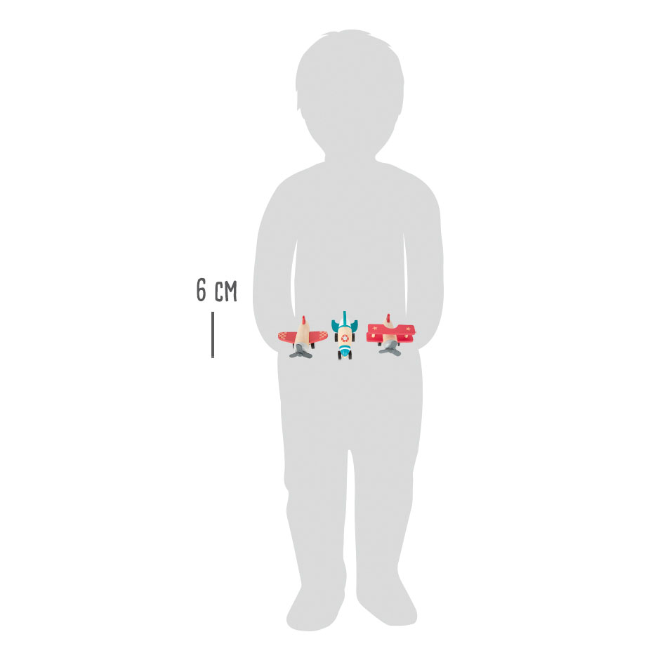 Rückziehflieger-Set für Kinder