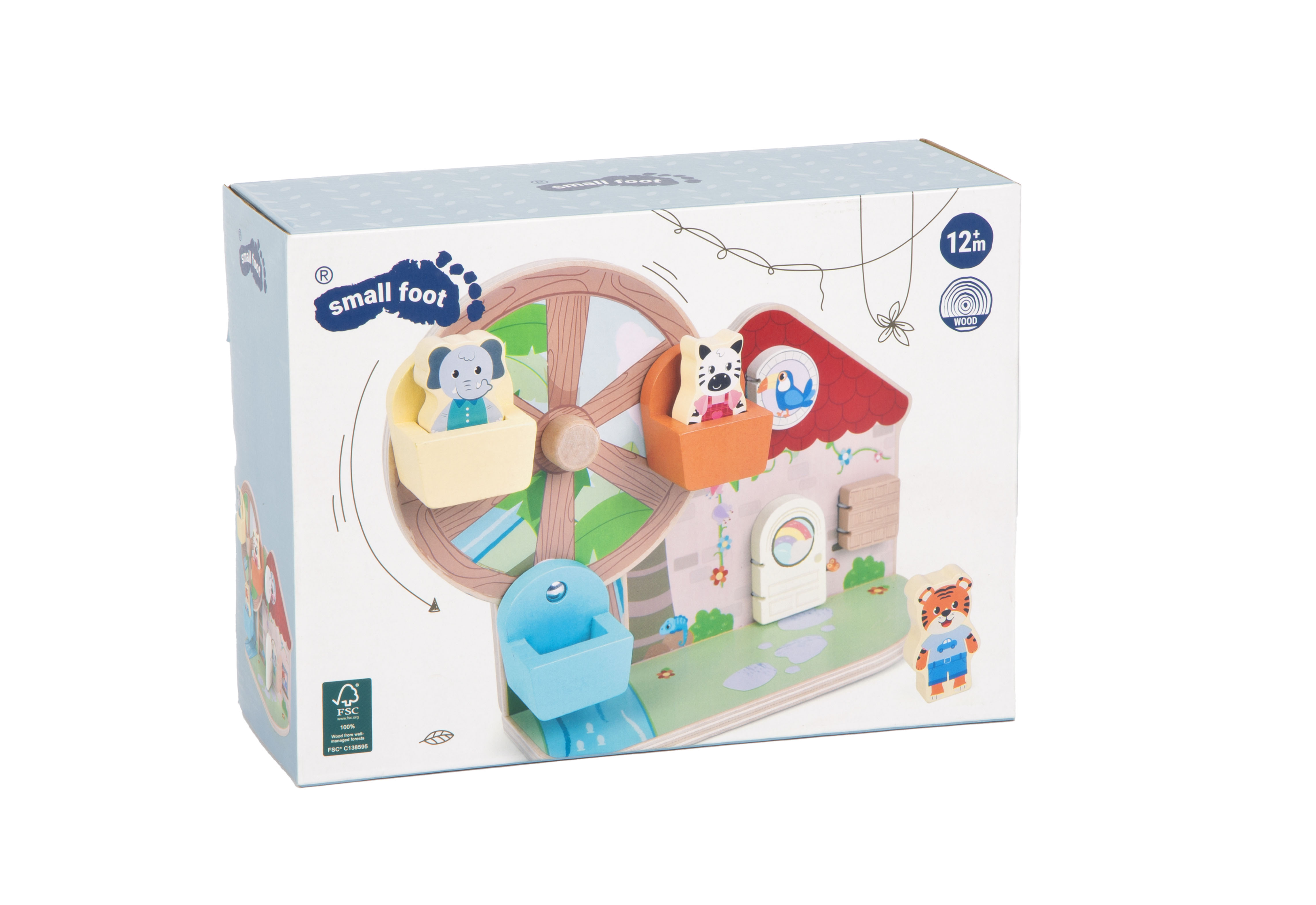small foot Verpackung vom Motorik-Riesenrad aus Holz