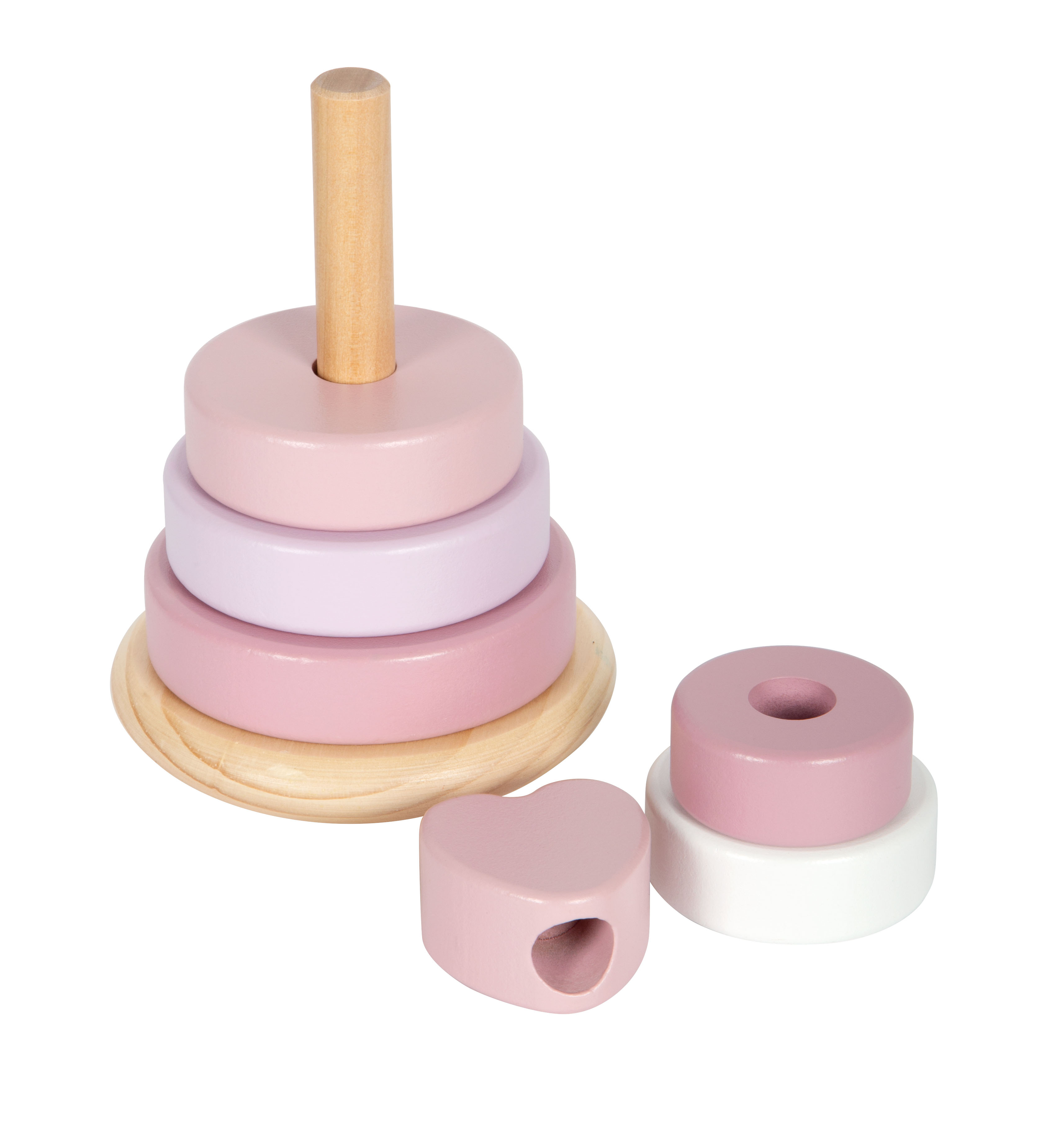 Turm zum stapeln mit sechs Teilen