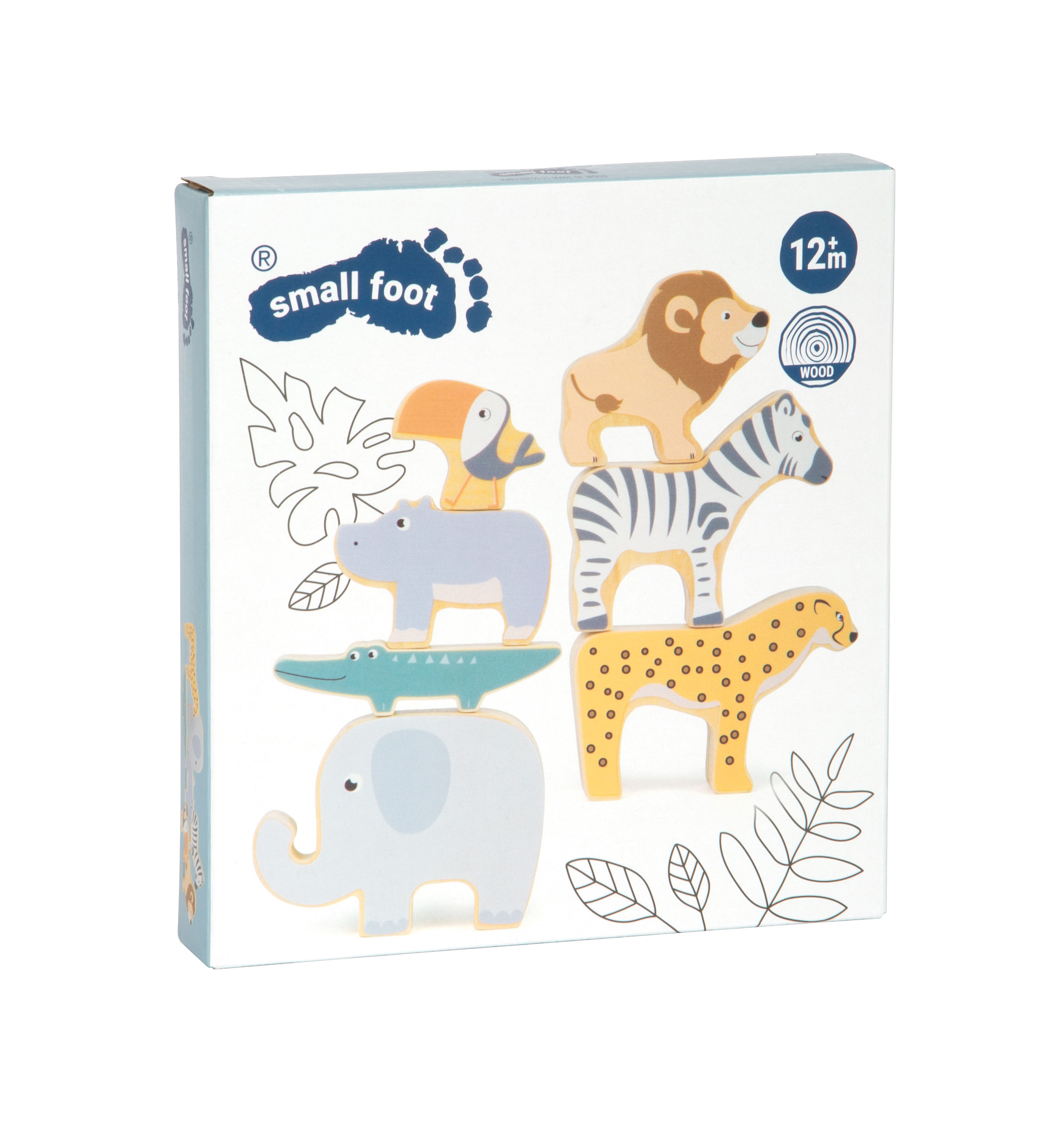 Stapeltiere „Safari“ für Kinder