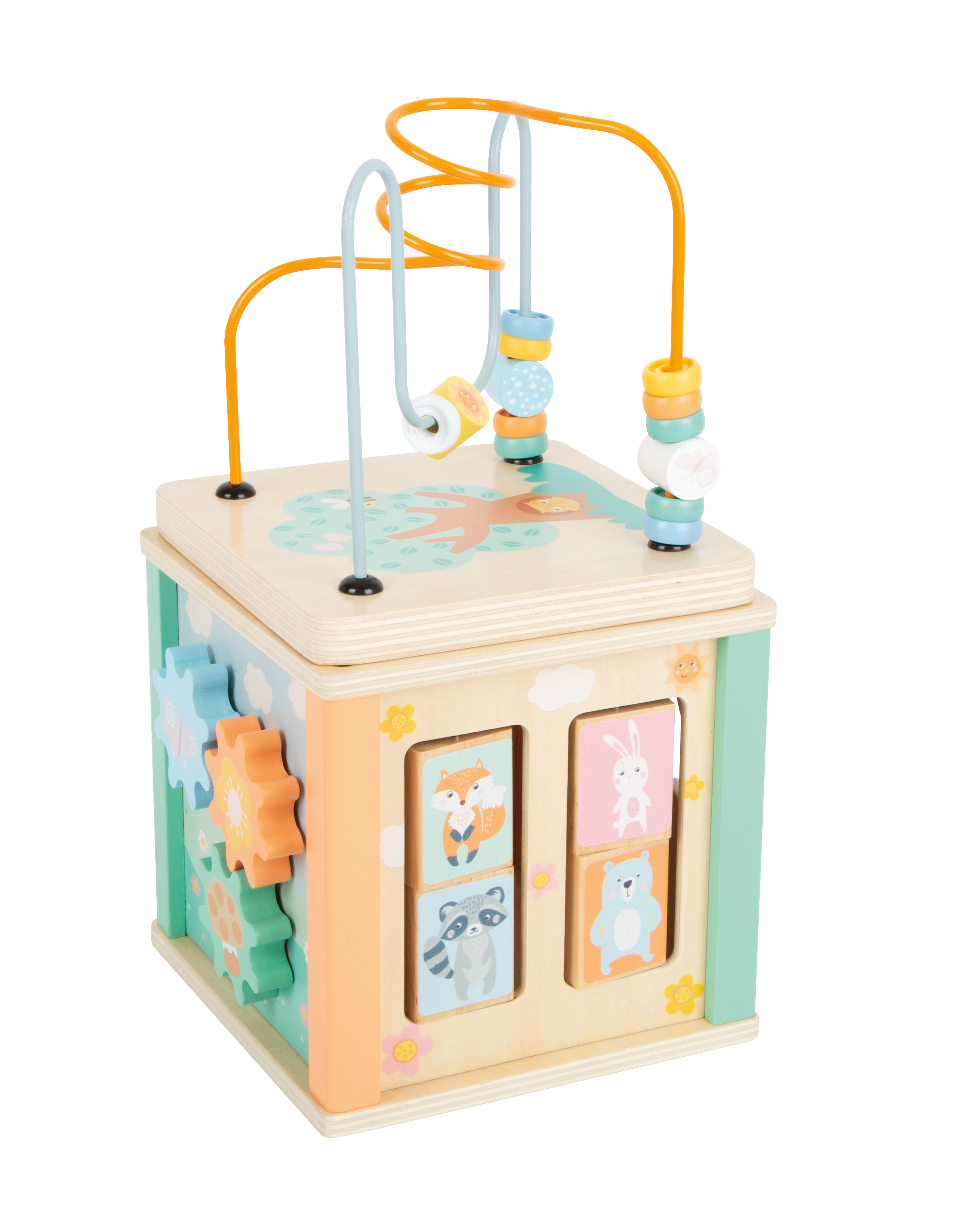 Motorikwürfel Pastell für Kinder