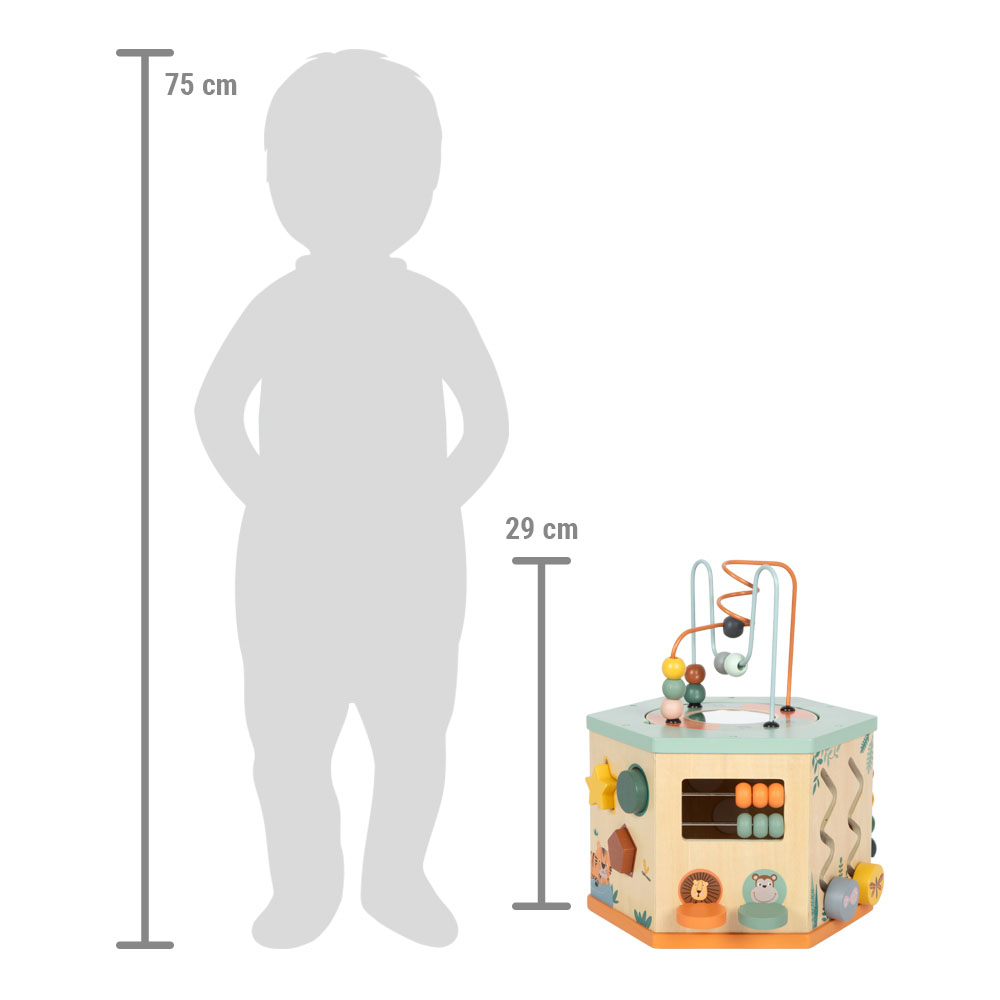 Safari Motorikspielzeug aus Holz