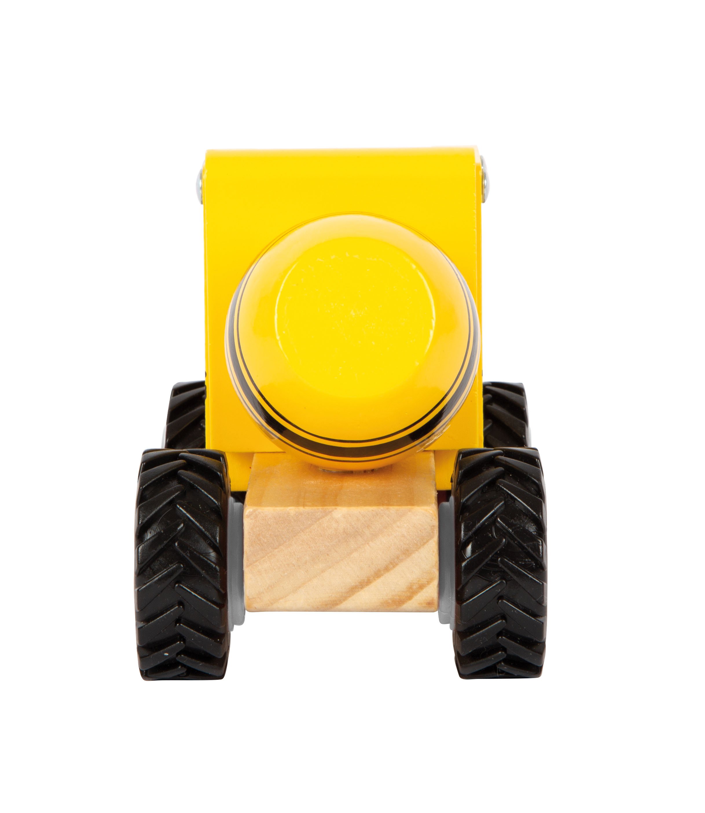 Spielzeugauto, Gelb, Holz, Gummiräder, Kleines Fahrzeug