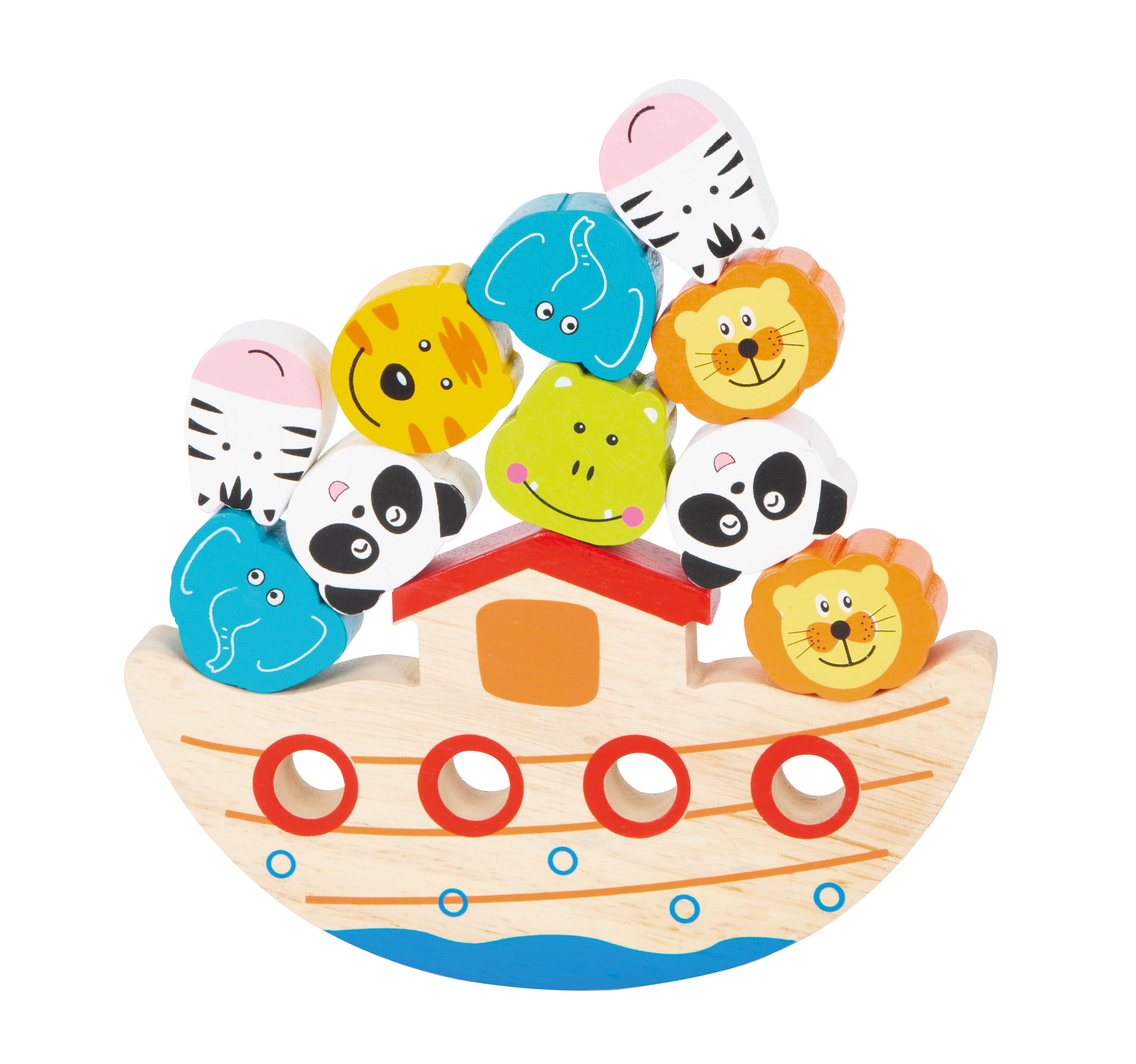 Balancierspiel Arche mit Tieren aus Holz