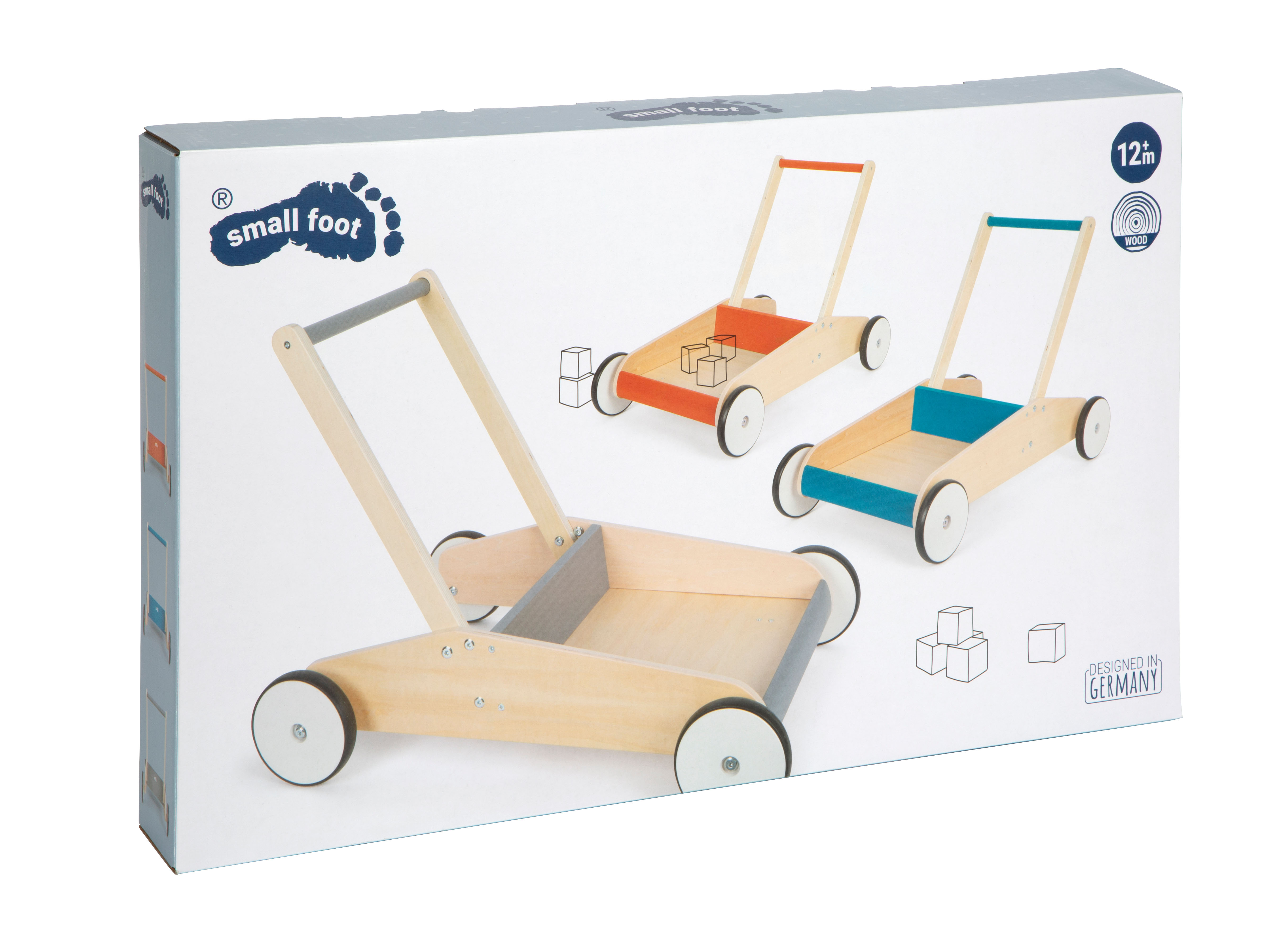 Lauflernwagen Petrolblau für Kinder