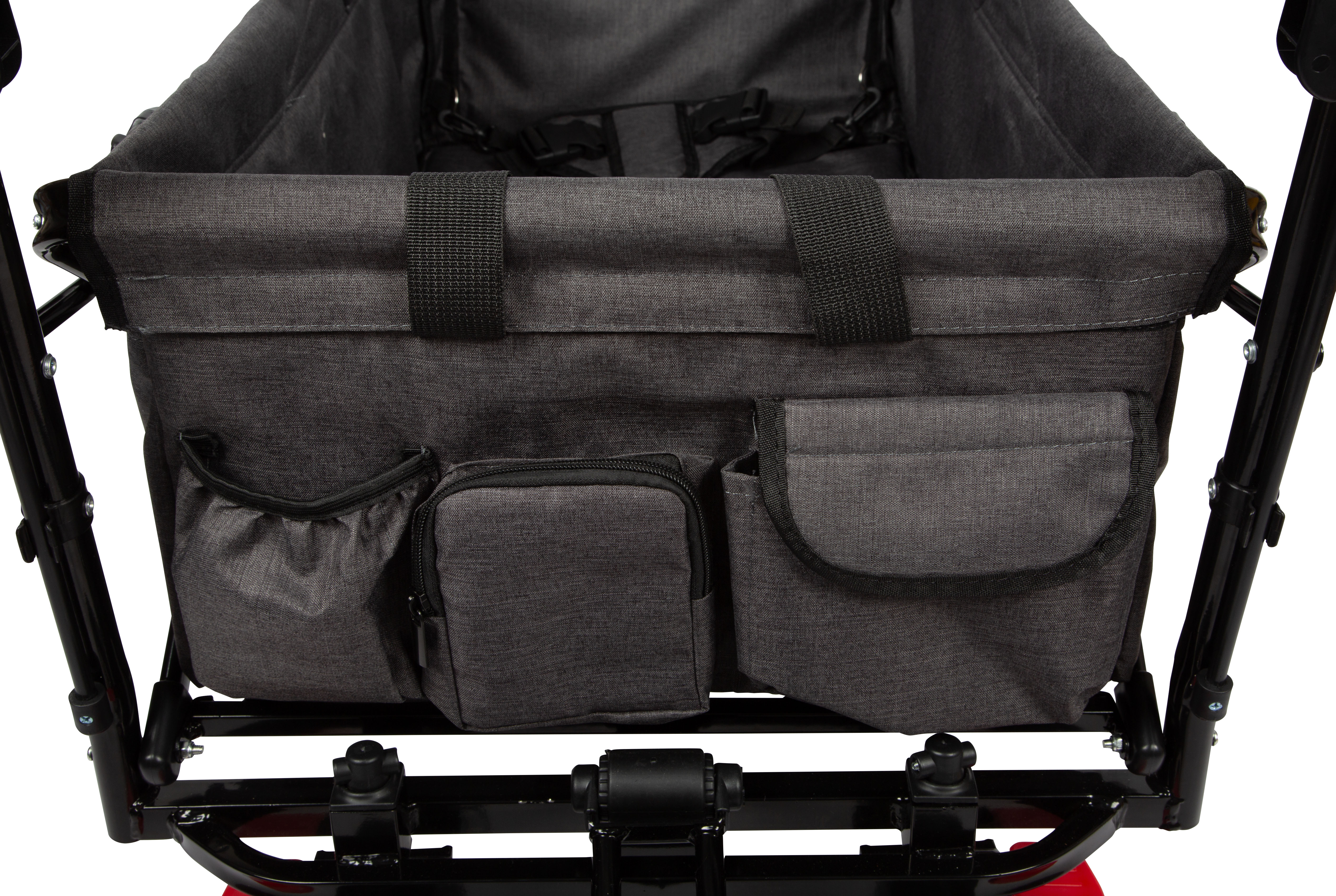 Bollerwagen Mit Dach Kleine Taschen Verstaumöglichkeiten