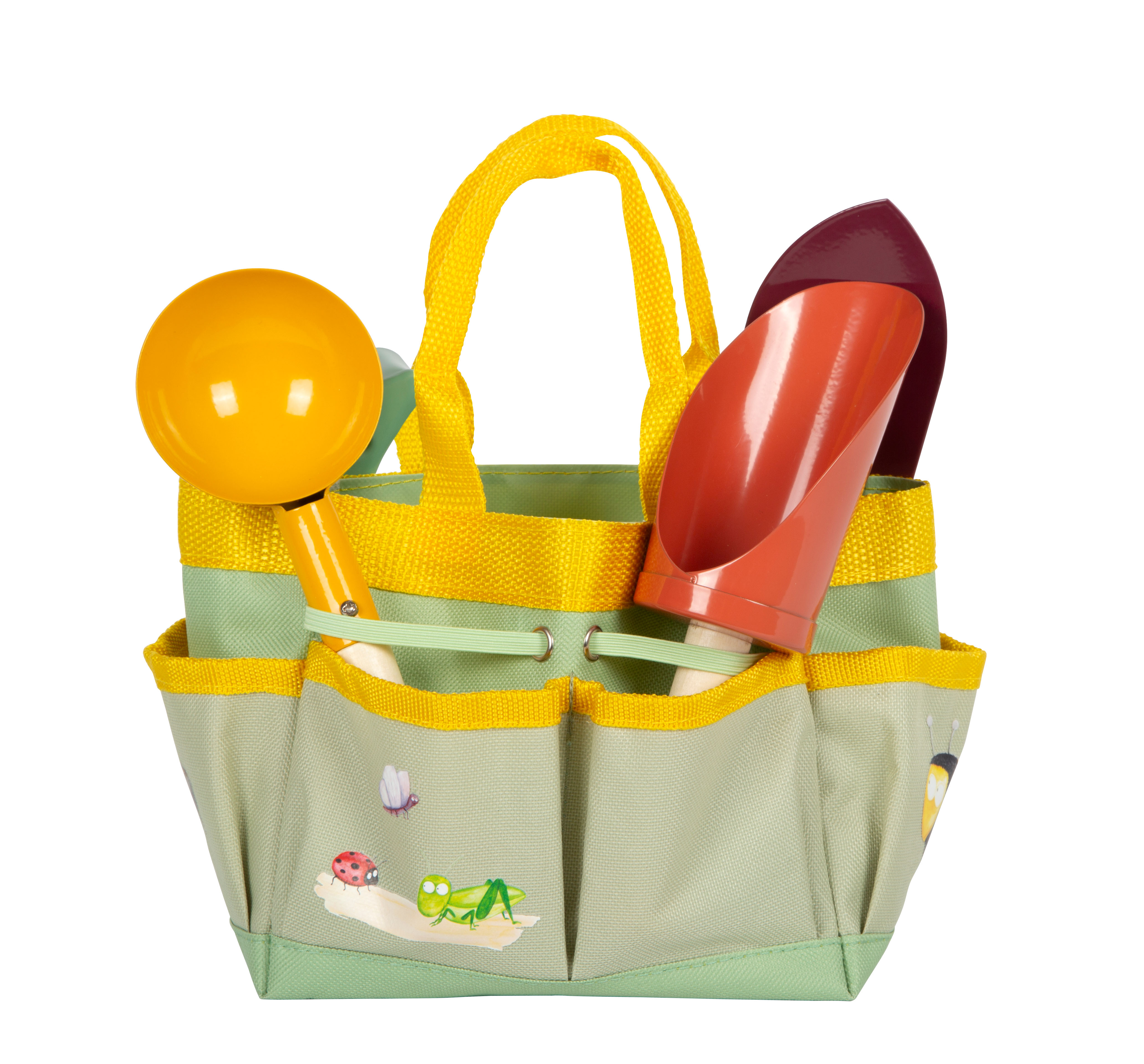 Gartentasche Mit Gartenwerkzeug Tiny Garden platzsparend mitnehmen