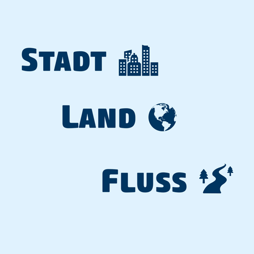 Grafik Stadt Land Fluss