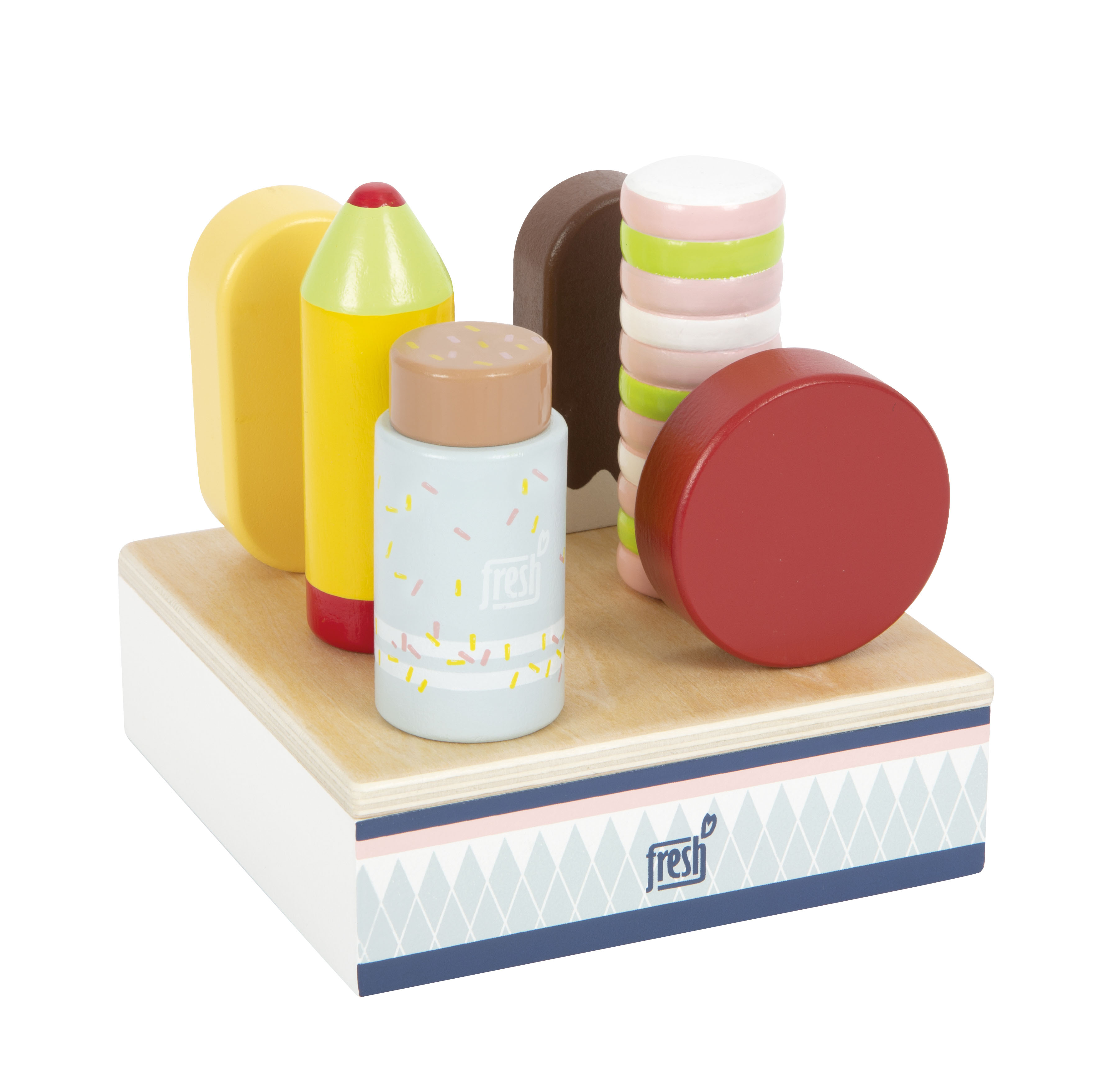 Kinder-Eisdiele aus Holz mit Stieleis
