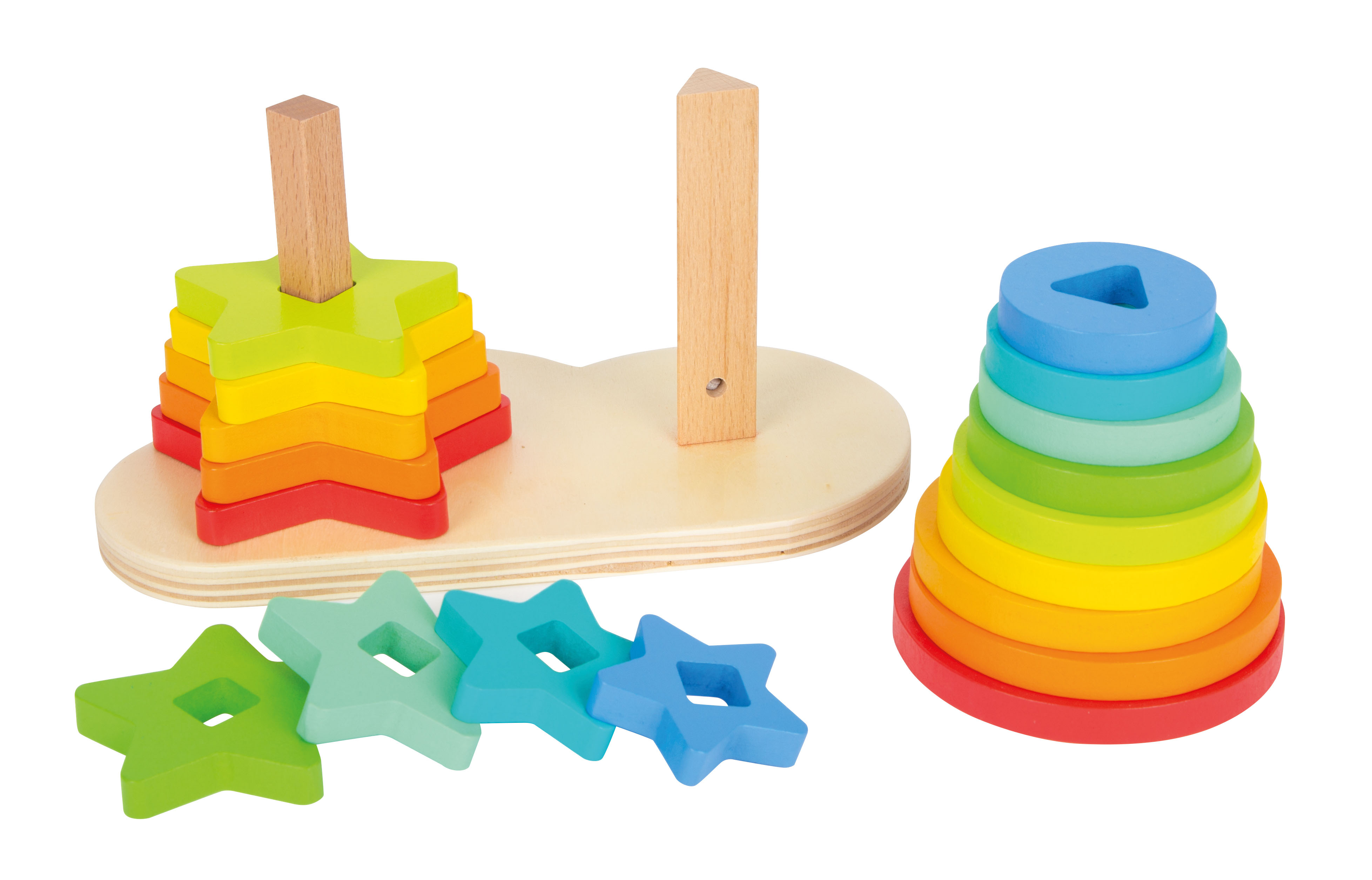 Steckspiel Regenbogen für Kinder