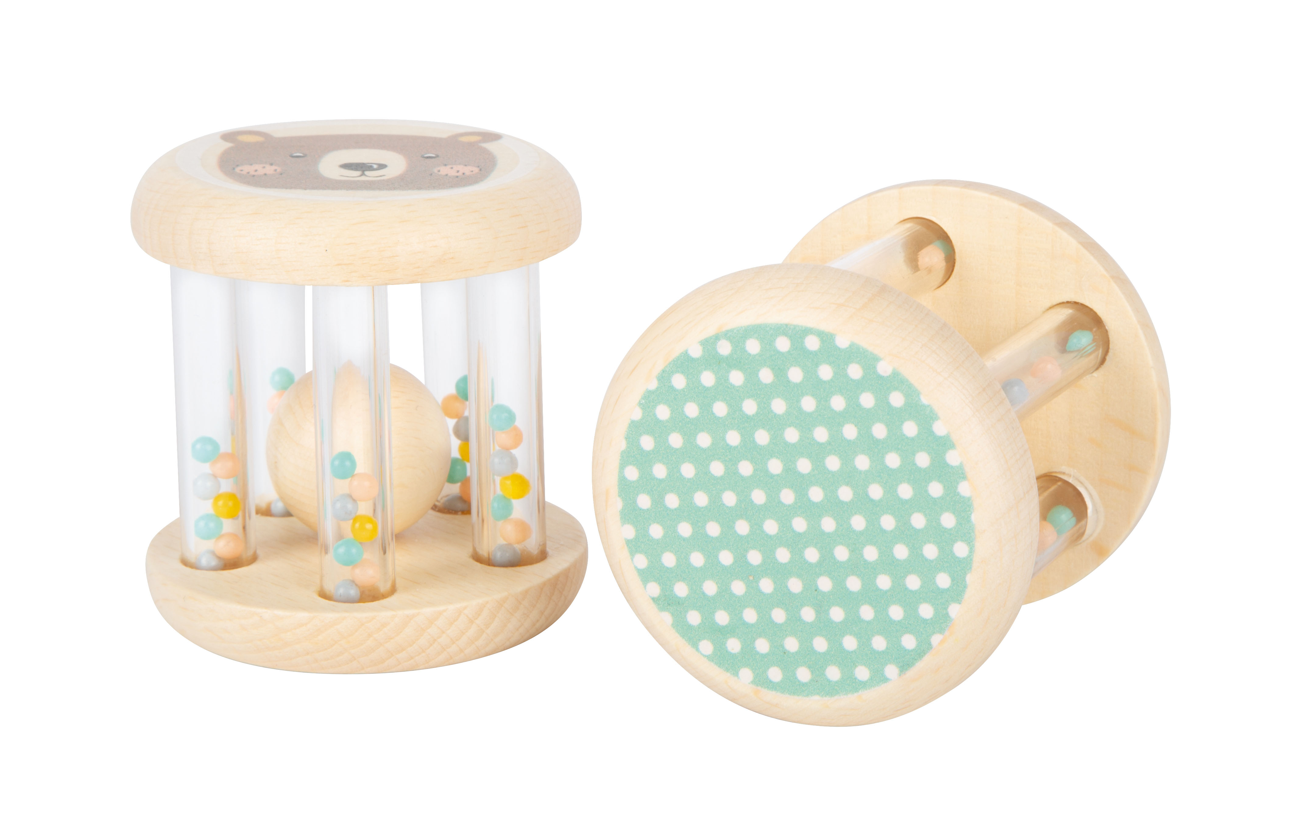 Babyrasseln Tiere Pastell für Kinder