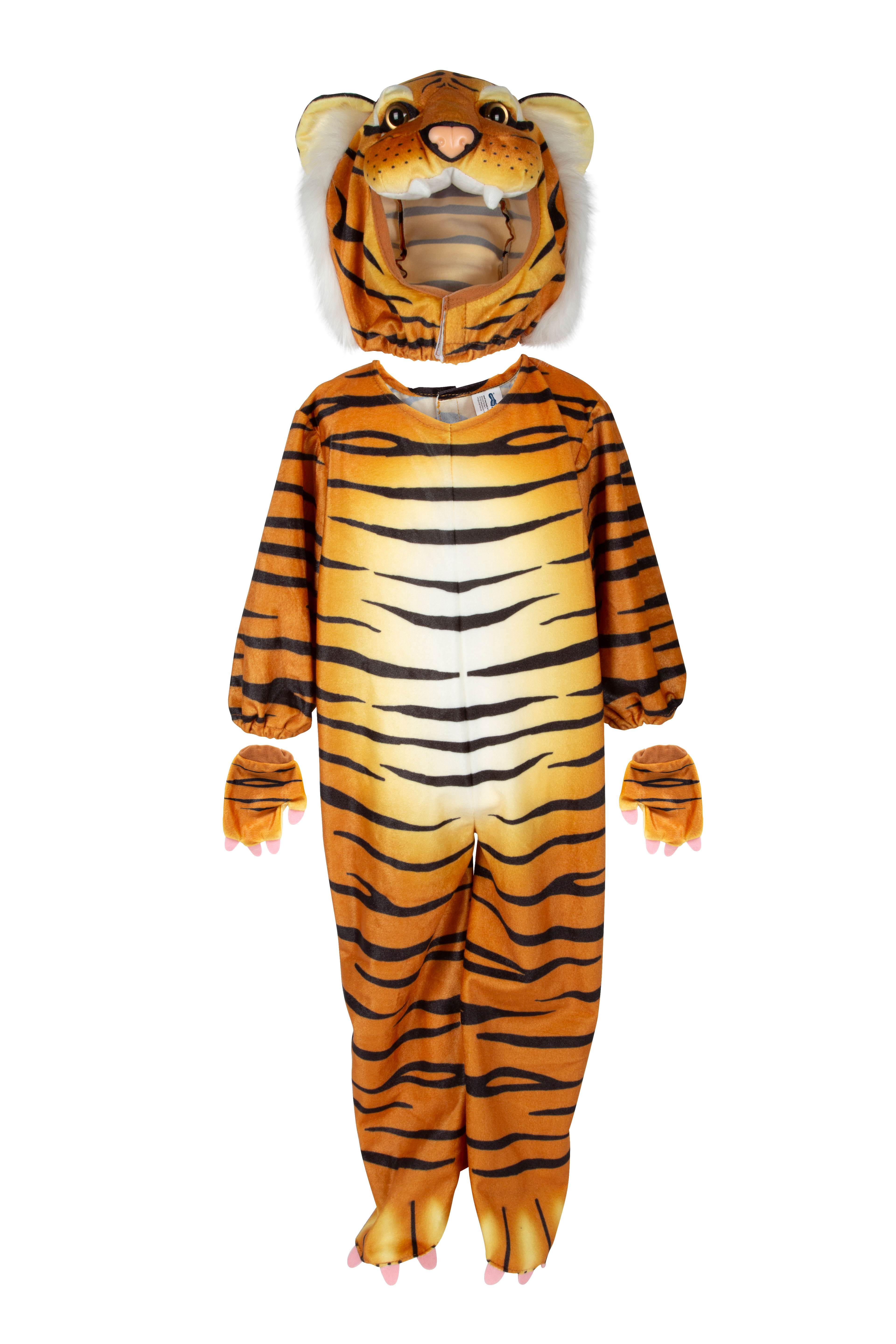 Kostüm Tiger gestreift frontal