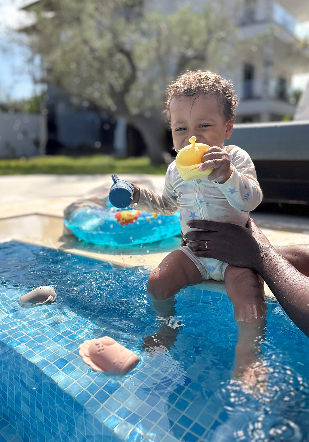 Sommer, Fotografie, Portrait, Schwimmbad, Topfpflanze