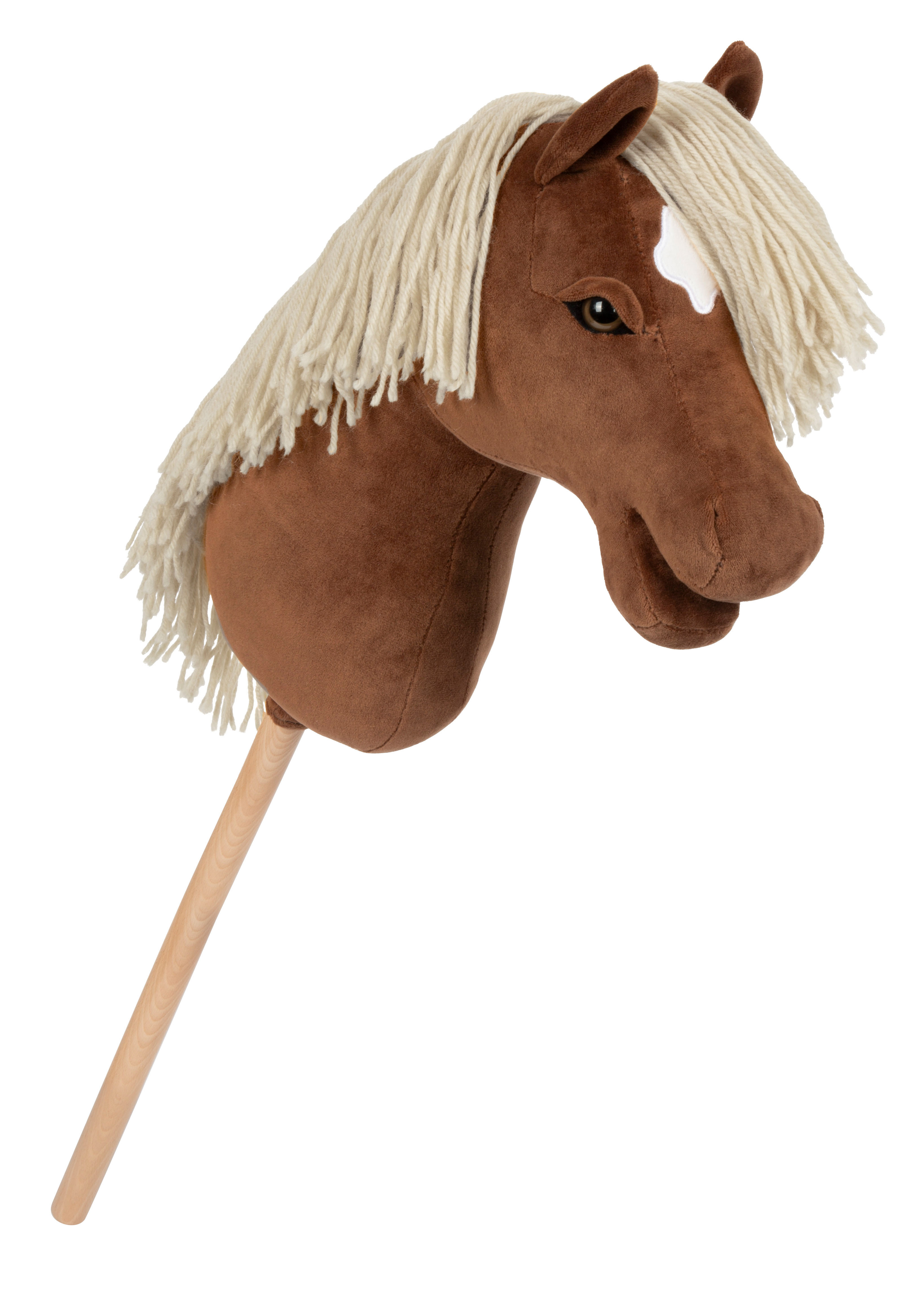 Hobby Horse dunkelbraun Rocco mit weichem Fell
