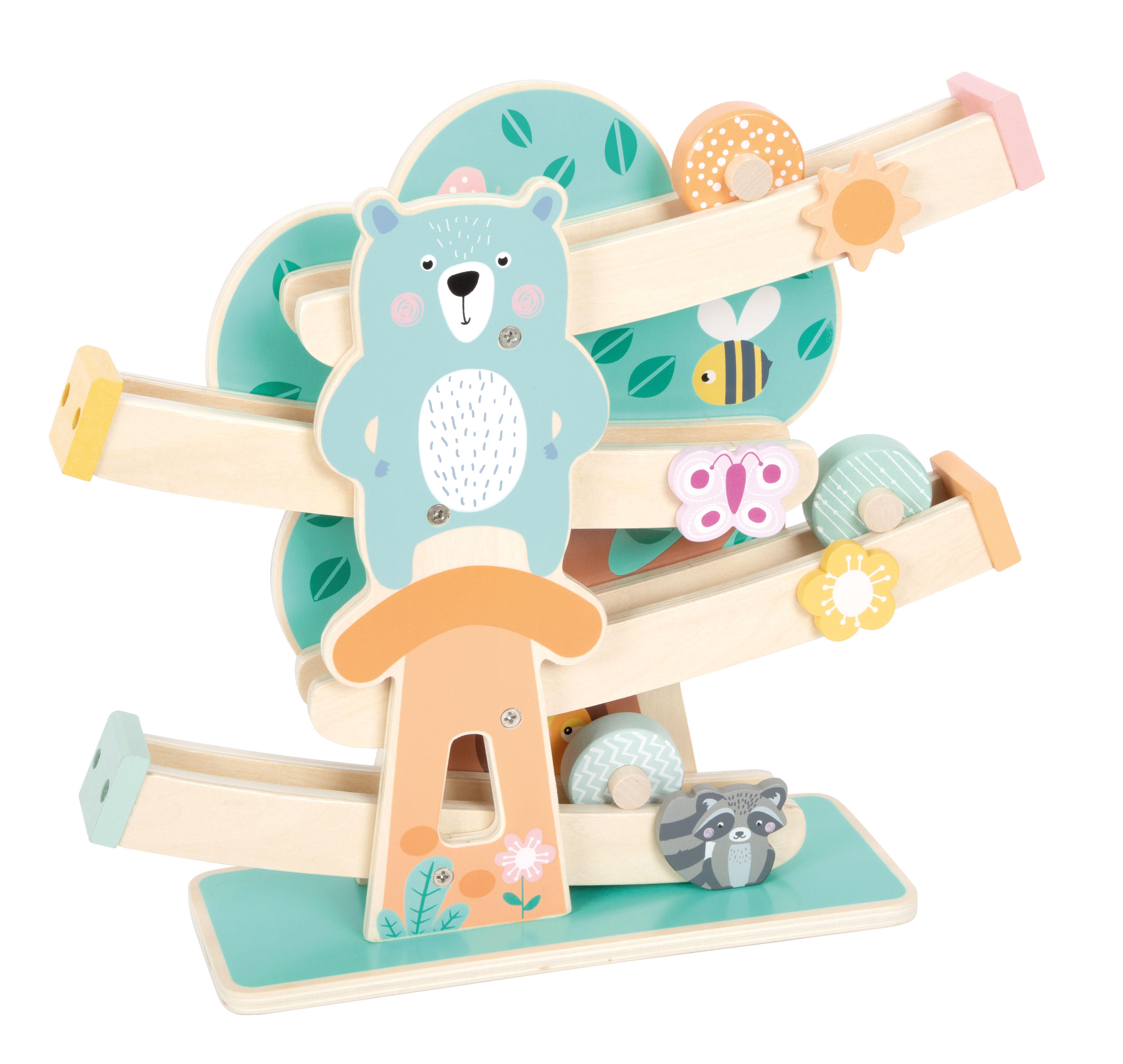 Kugelbahn Pastell für Kinder