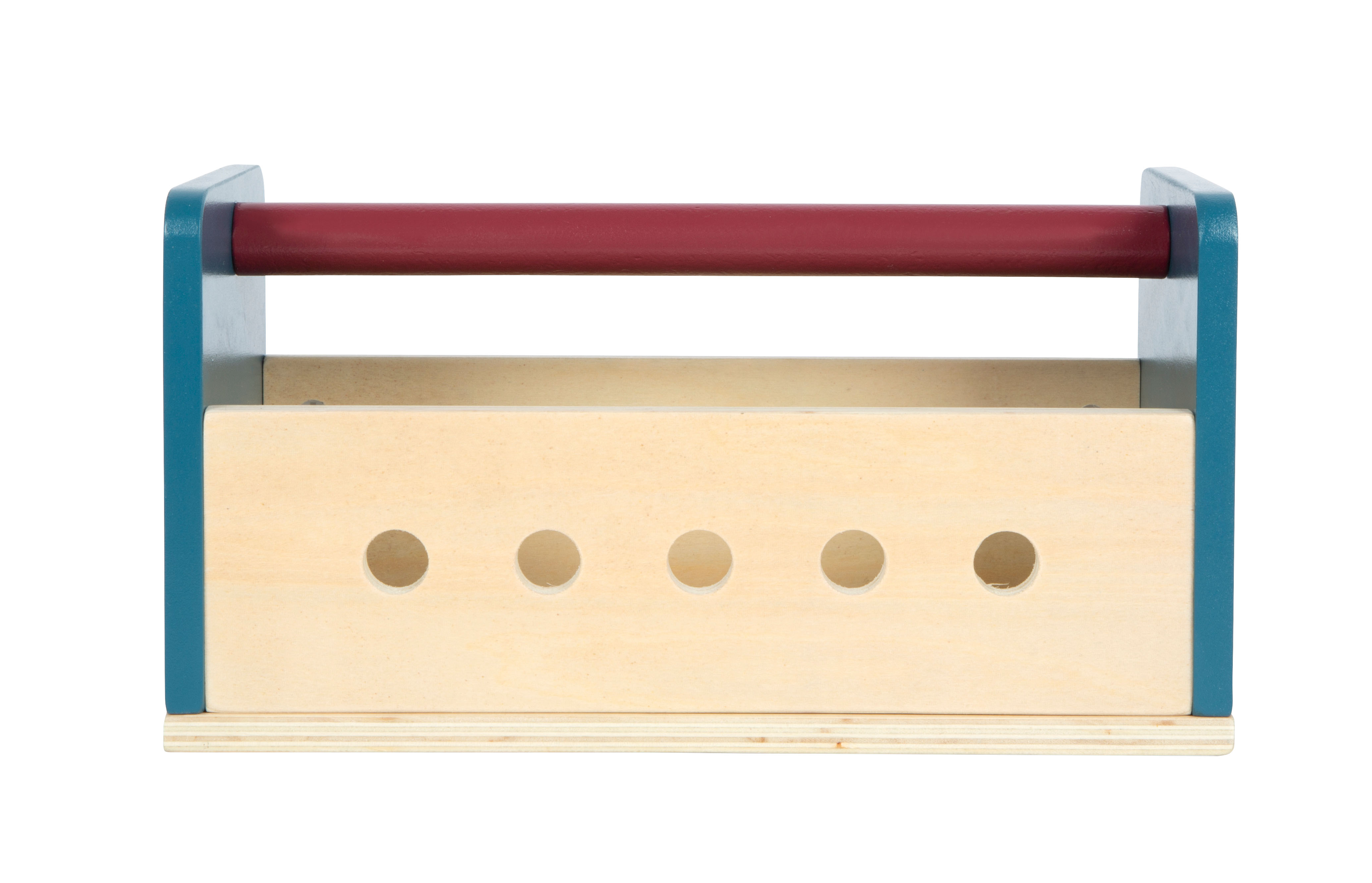 Kinderwerkzeuge und Lochleisten aus Holz