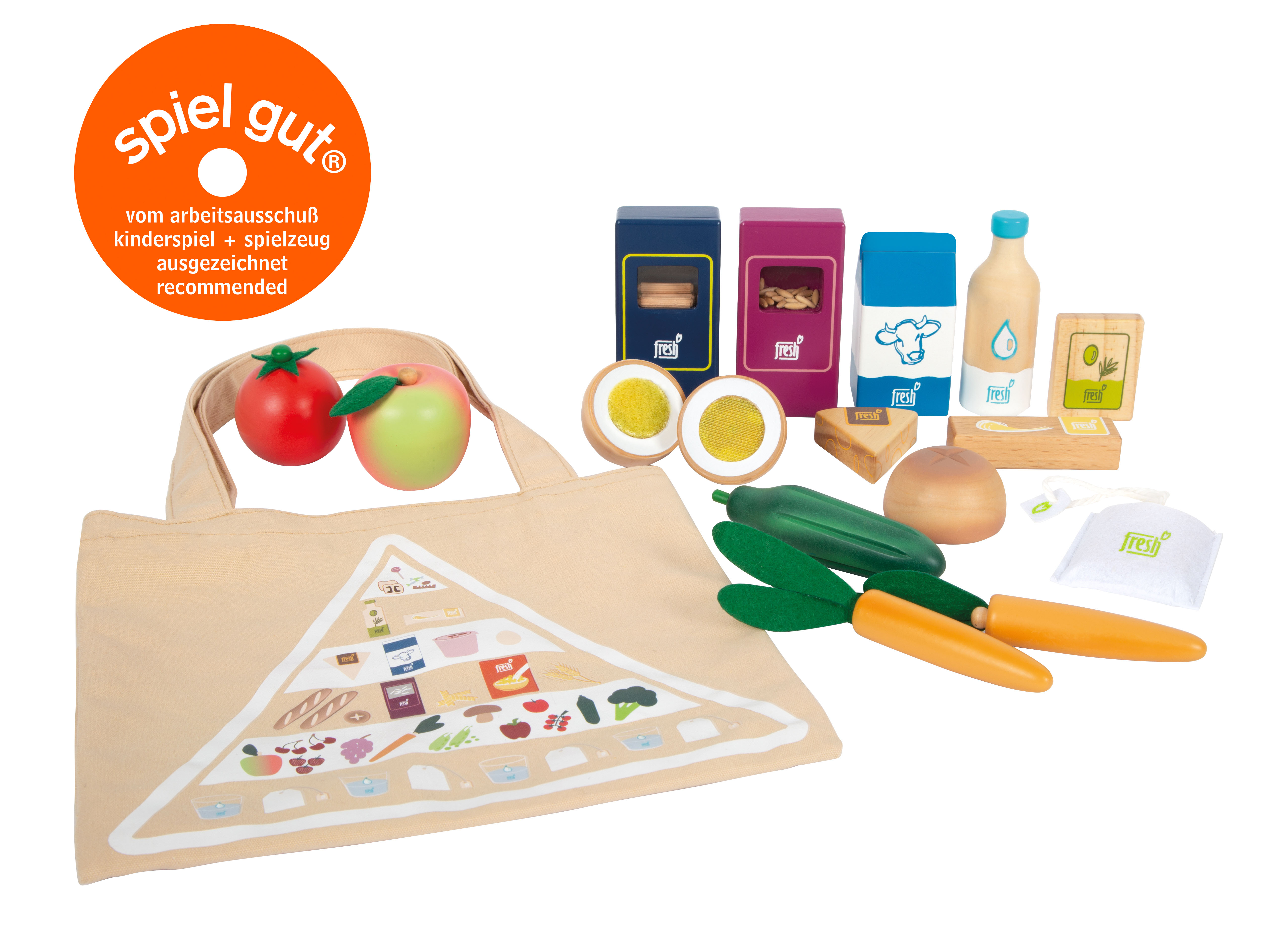 Lebensmittel-Set vegetarisch „fresh“ für Kinder