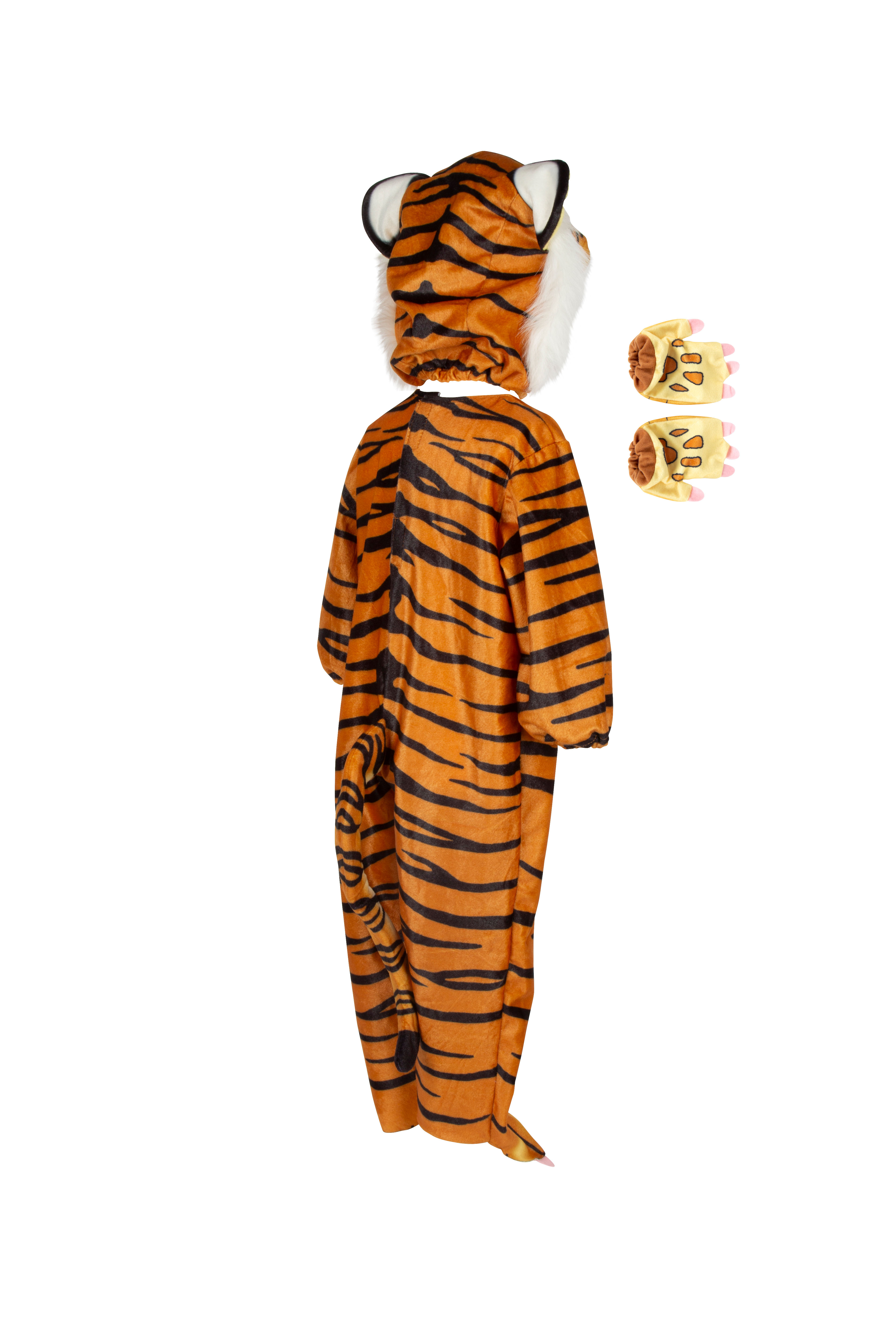 Kostüm Tiger gestreift Rückseite