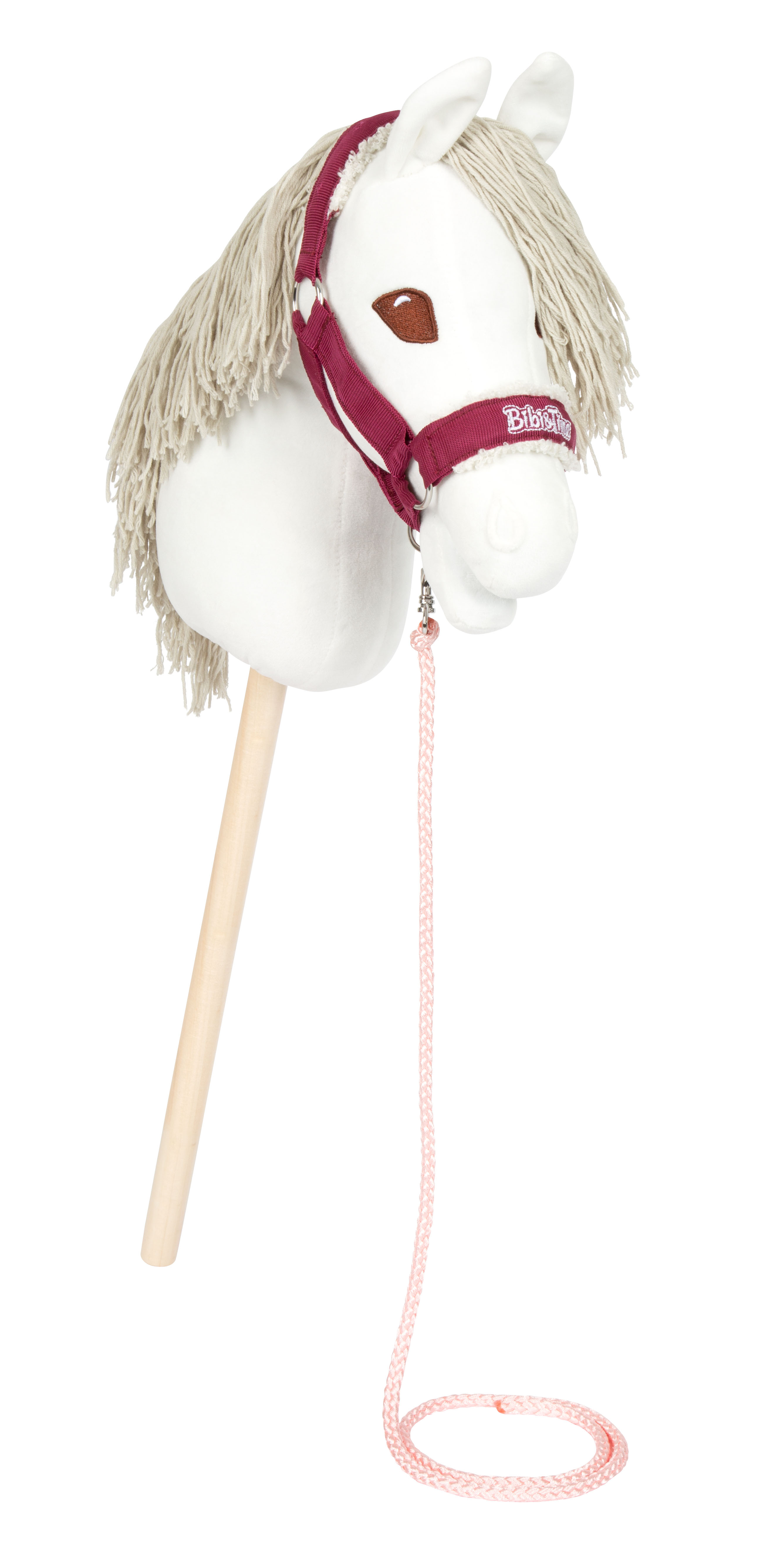 Bibi & Tina Hobby Horse Halfter-Set Sabrina beim Reiten mit dem Steckenpferd