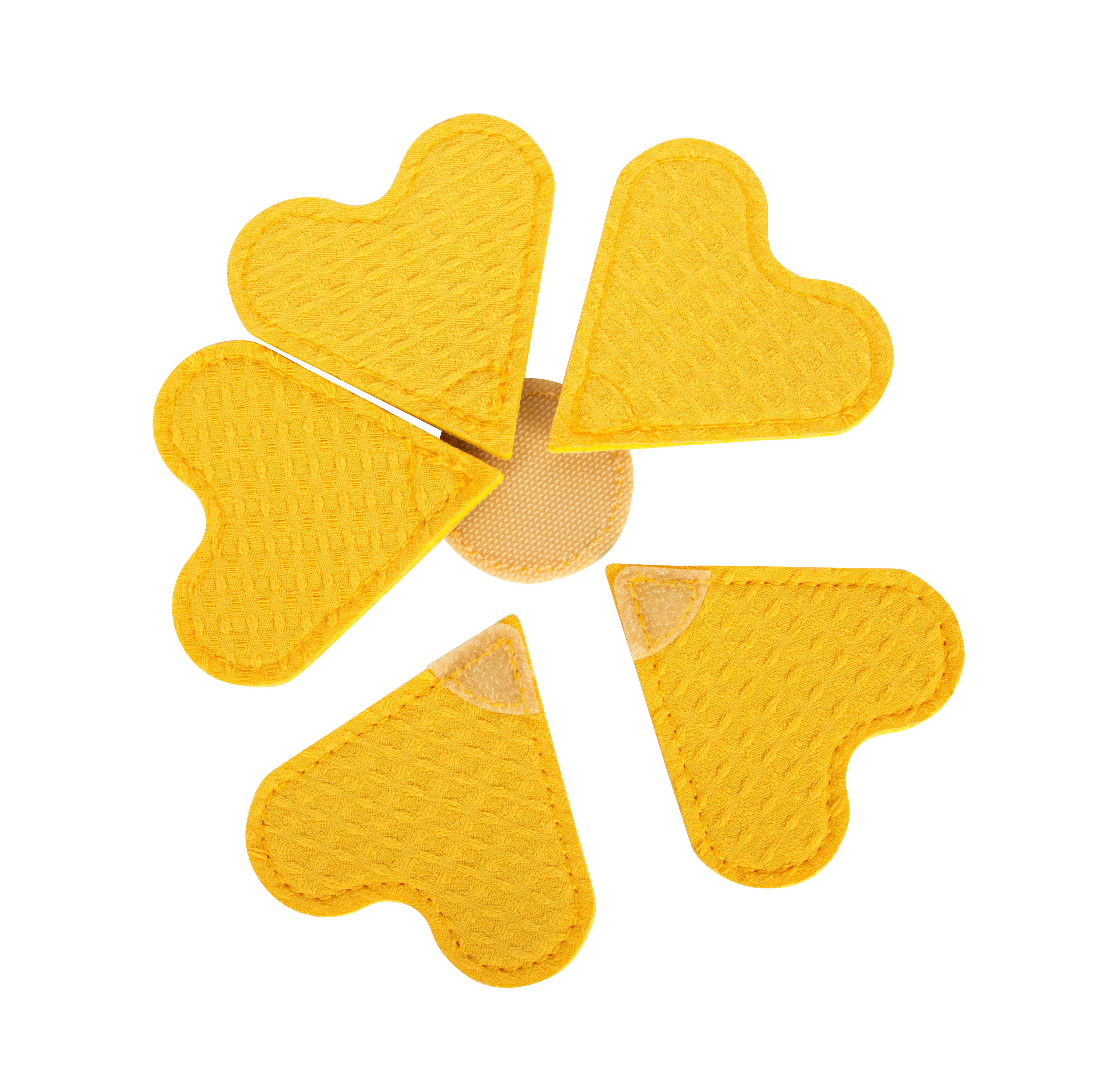 blume, gelb, weich, stoff, aufnäher